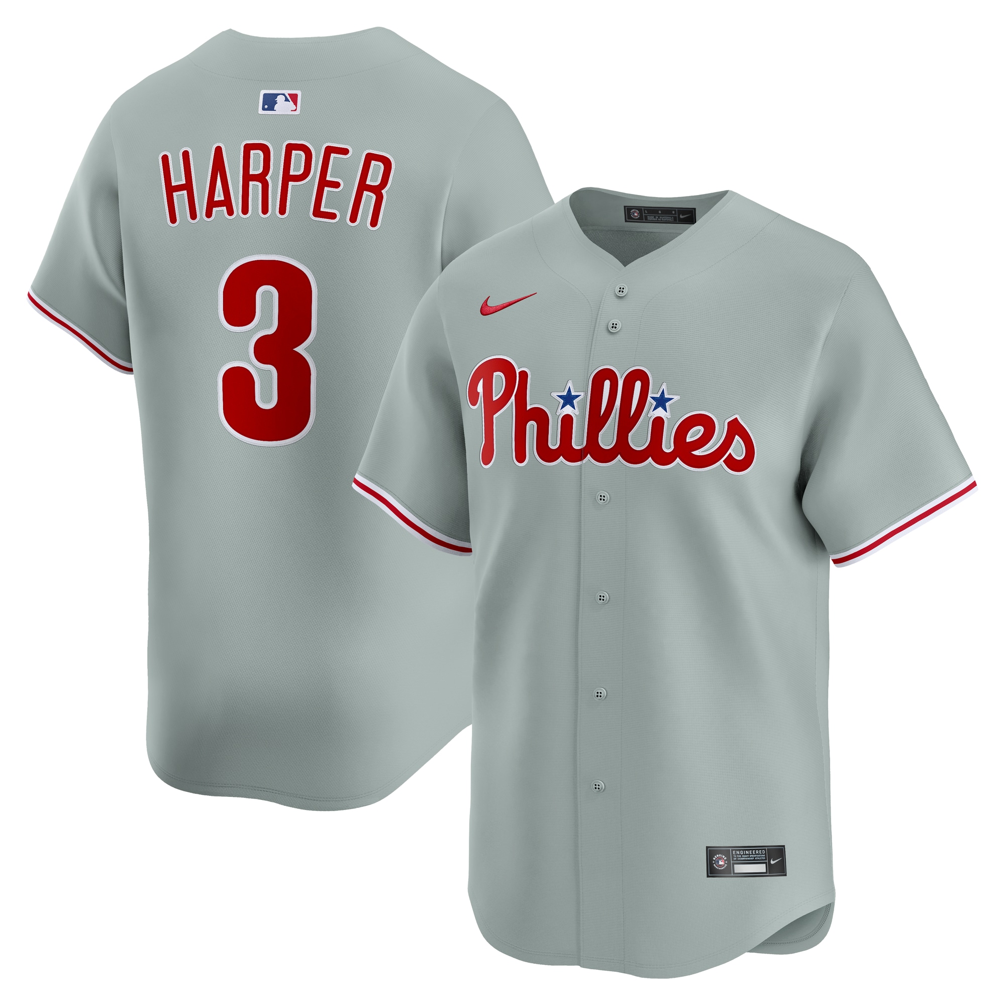 Bryce Harper Philadelphia Phillies Road Limited Player Jersey