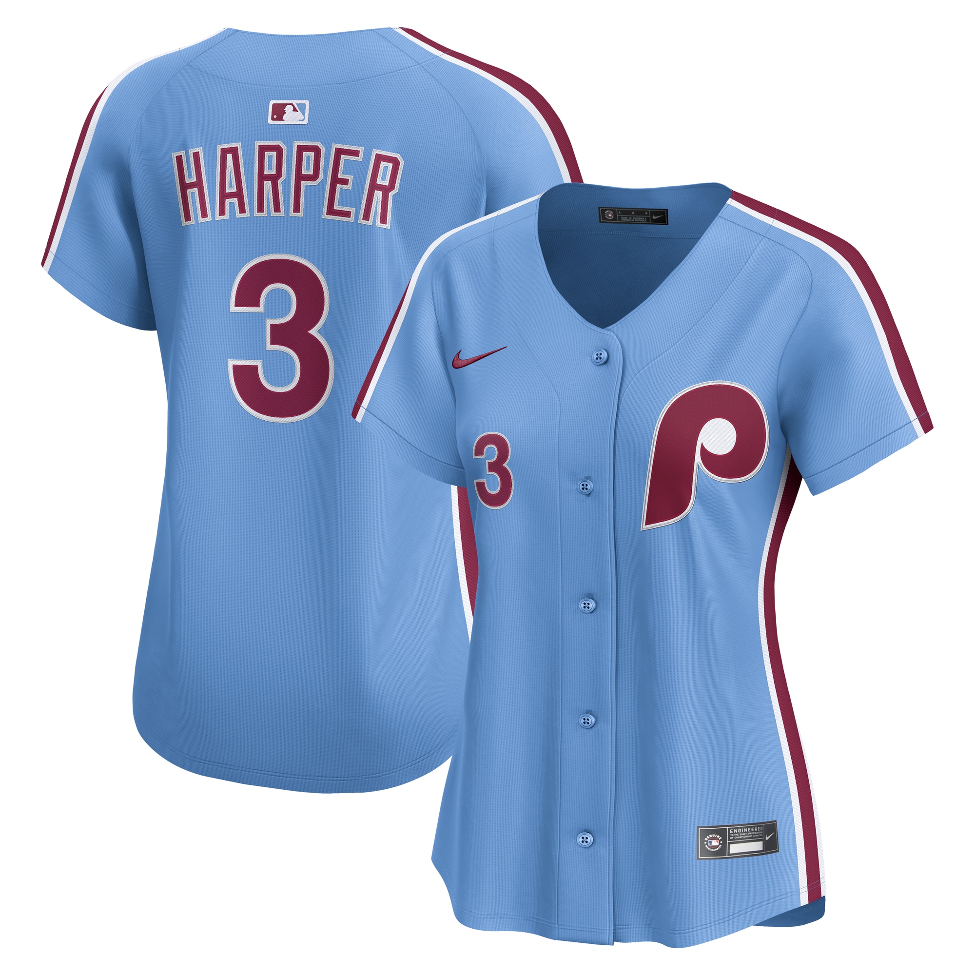 Bryce Harper Philadelphia Phillies Women's Alternate Limited Player Jersey