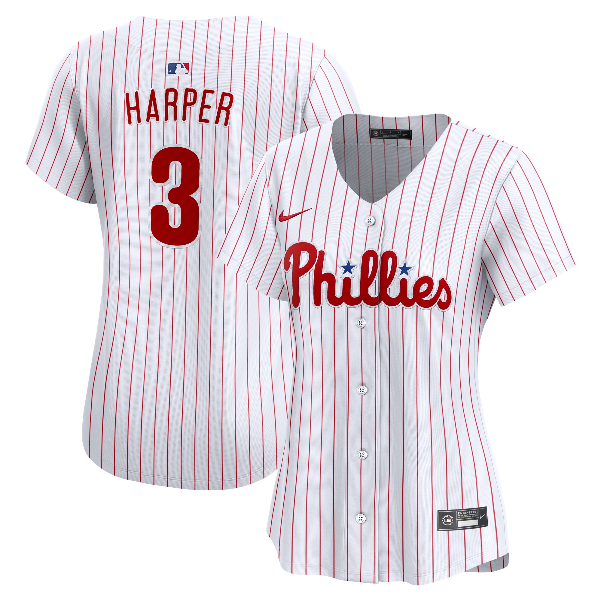 Bryce Harper Philadelphia Phillies Women's Home Limited Player Jersey