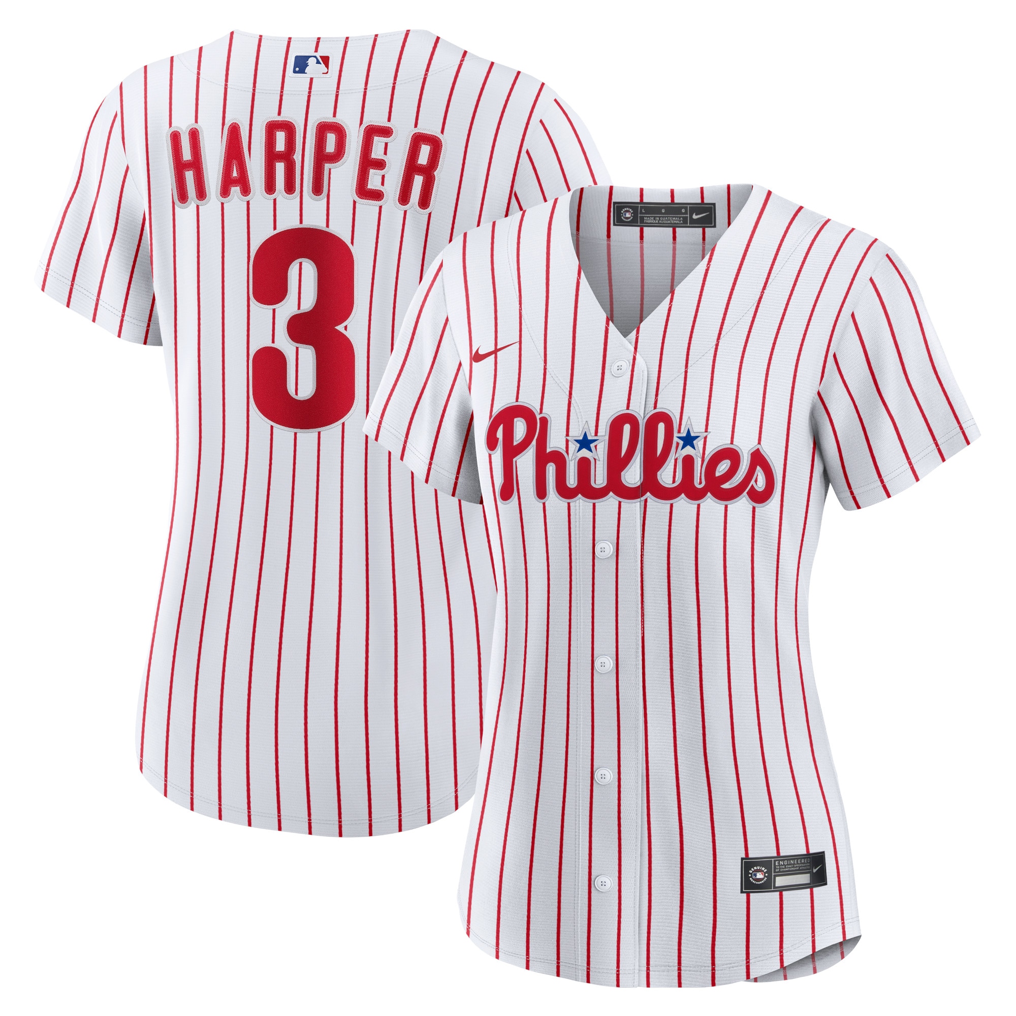 Bryce Harper Philadelphia Phillies Women's Home Player Jersey - White