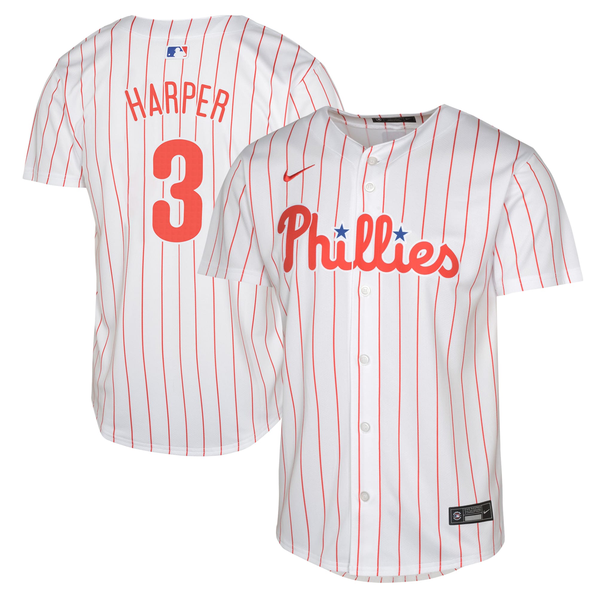 Bryce Harper Philadelphia Phillies Youth Limited Player Jersey - White