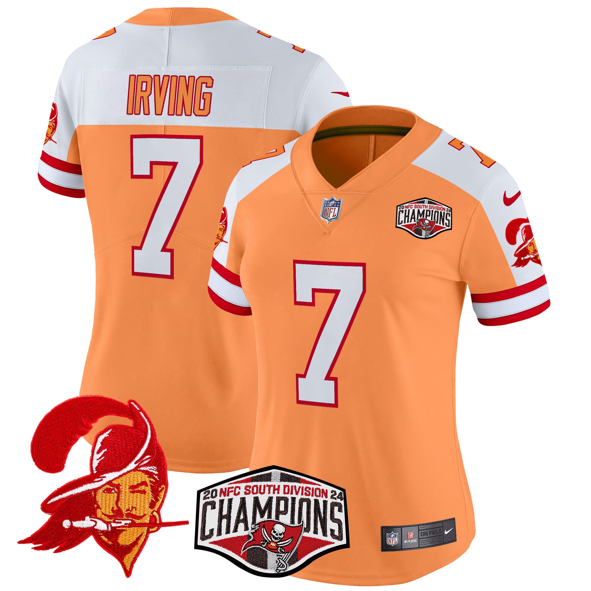 Alternative view of Buccaneers Mayfield Orange Jersey - Nike Buccaneers Mayfield Jersey