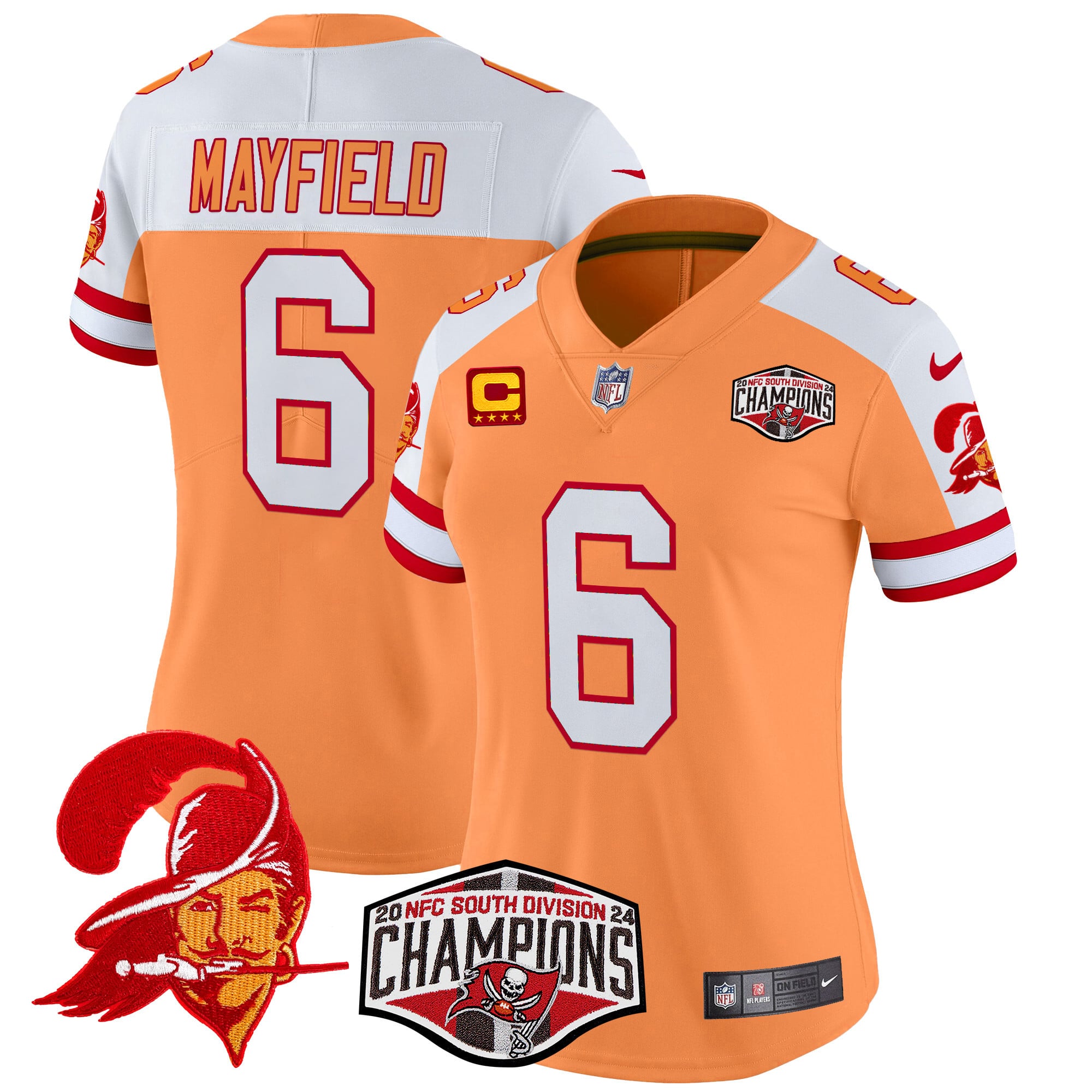 Buccaneers Mayfield Orange Jersey - Nike Buccaneers Mayfield Jersey