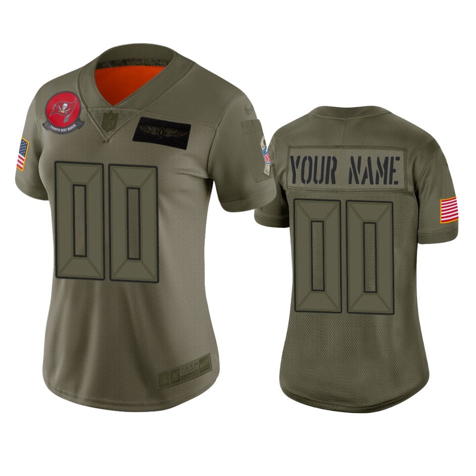 Buccaneers Olive Salute Jersey - Nike Buccaneers Olive Salute To