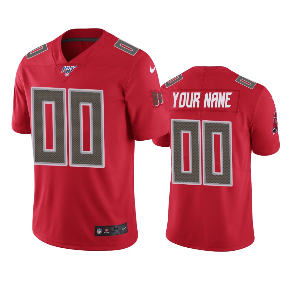 Buccaneers Scarlet Custom Jersey - Nike - Personalized NFL Gear