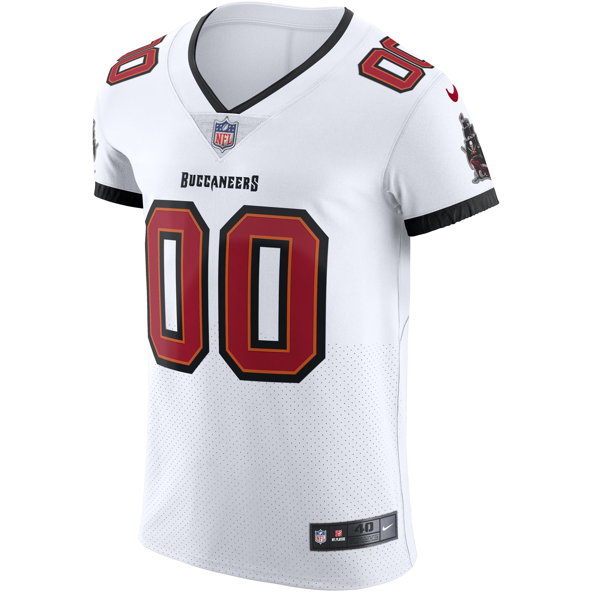 Alternative view of Buccaneers White Custom Jersey nike - Nike Buccaneers White Custom