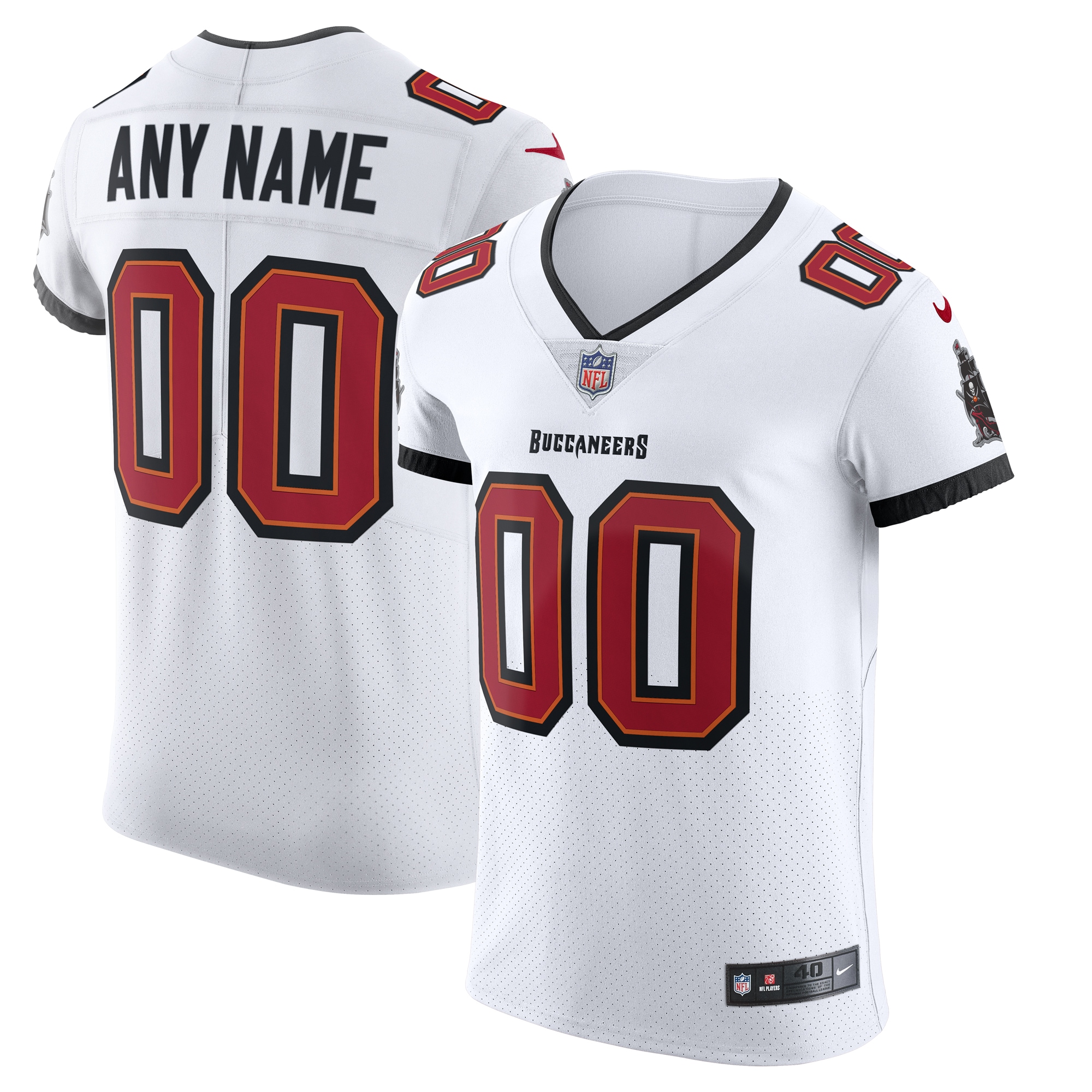 Buccaneers White Custom Jersey nike - Nike Buccaneers White Custom