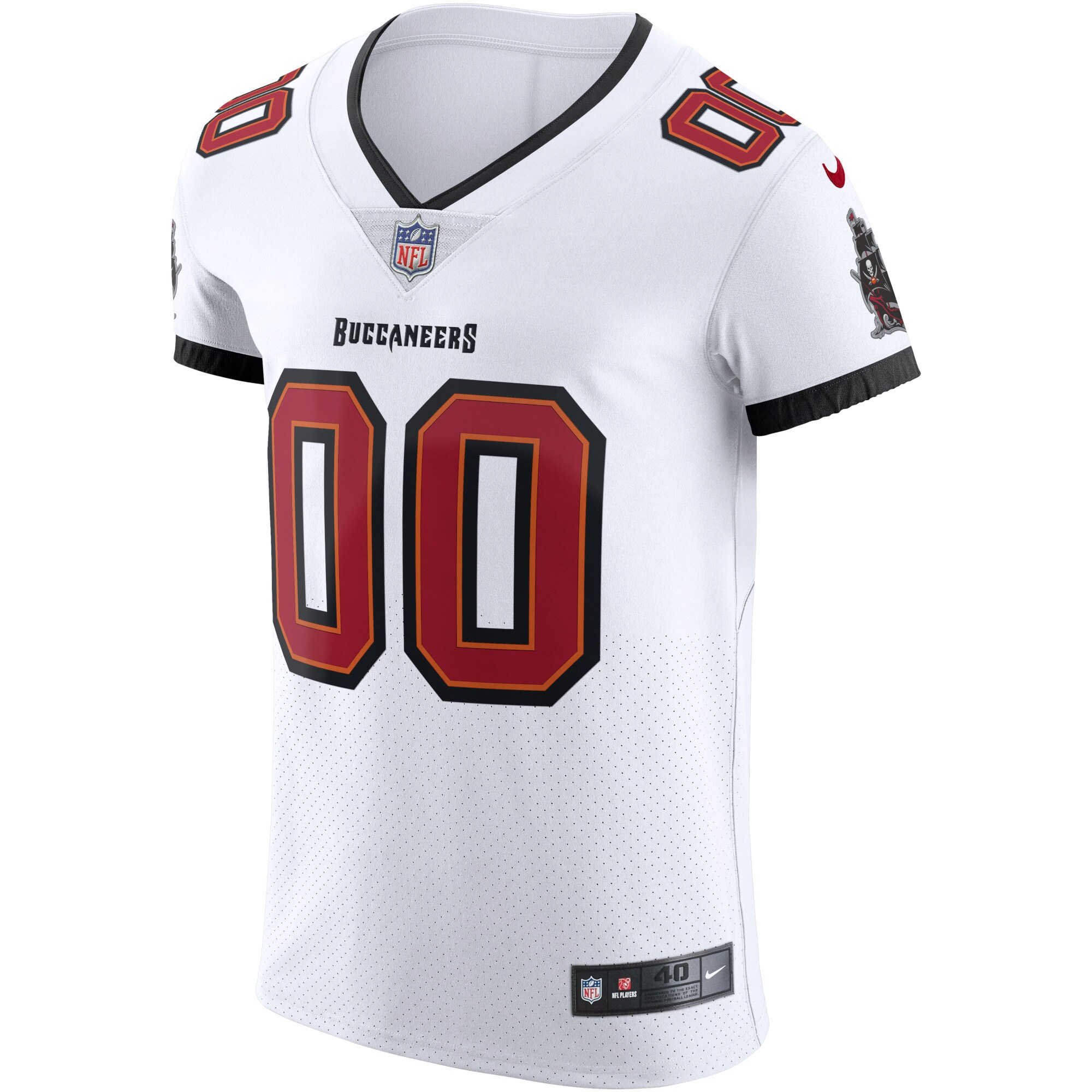 Alternative view of Buccaneers White Throwback Jersey - Nike - Custom NFL