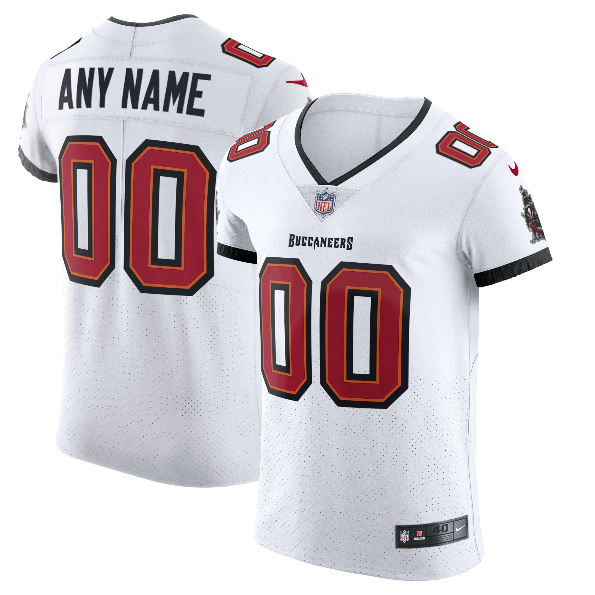 Buccaneers White Throwback Jersey - Nike - Custom NFL