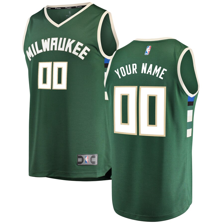 Bucks Green Custom Jersey fanatics - Fanatics Bucks Green Custom 2