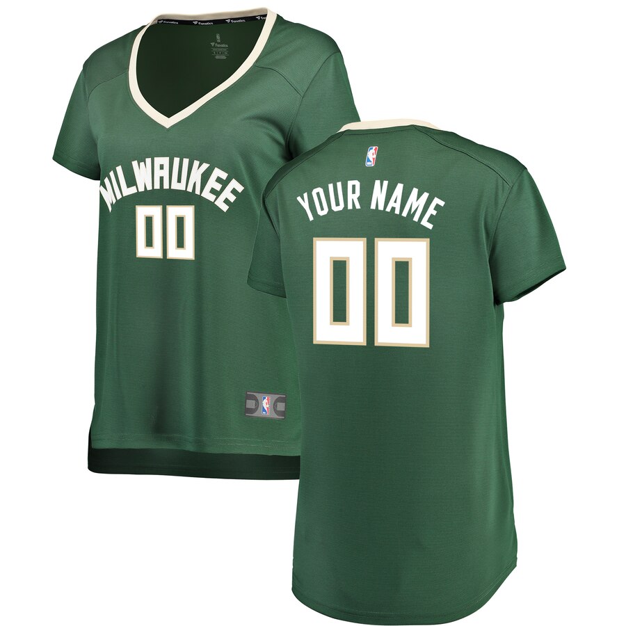 Bucks Green Personalized Jersey - Fanatics Bucks Green Jersey