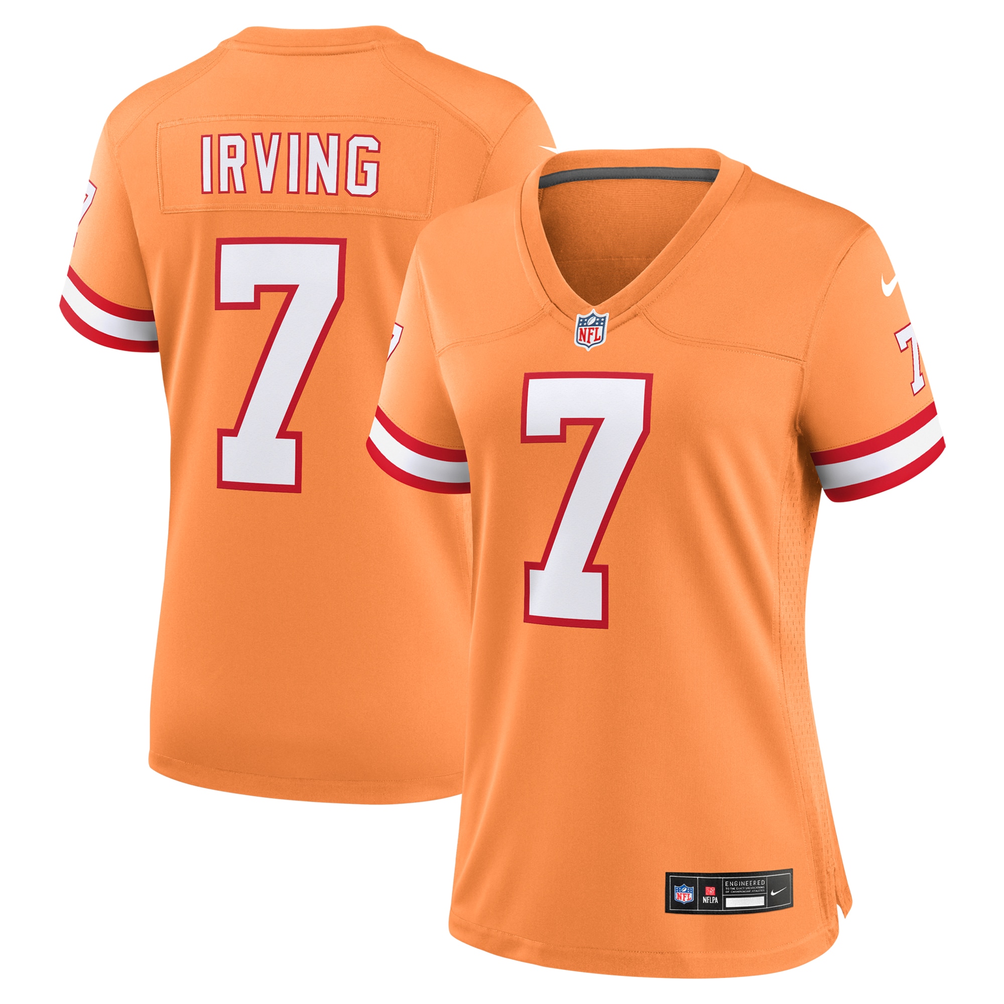 Bucky Irving Tampa Bay Buccaneers Women's Alternate Game Jersey - Orange