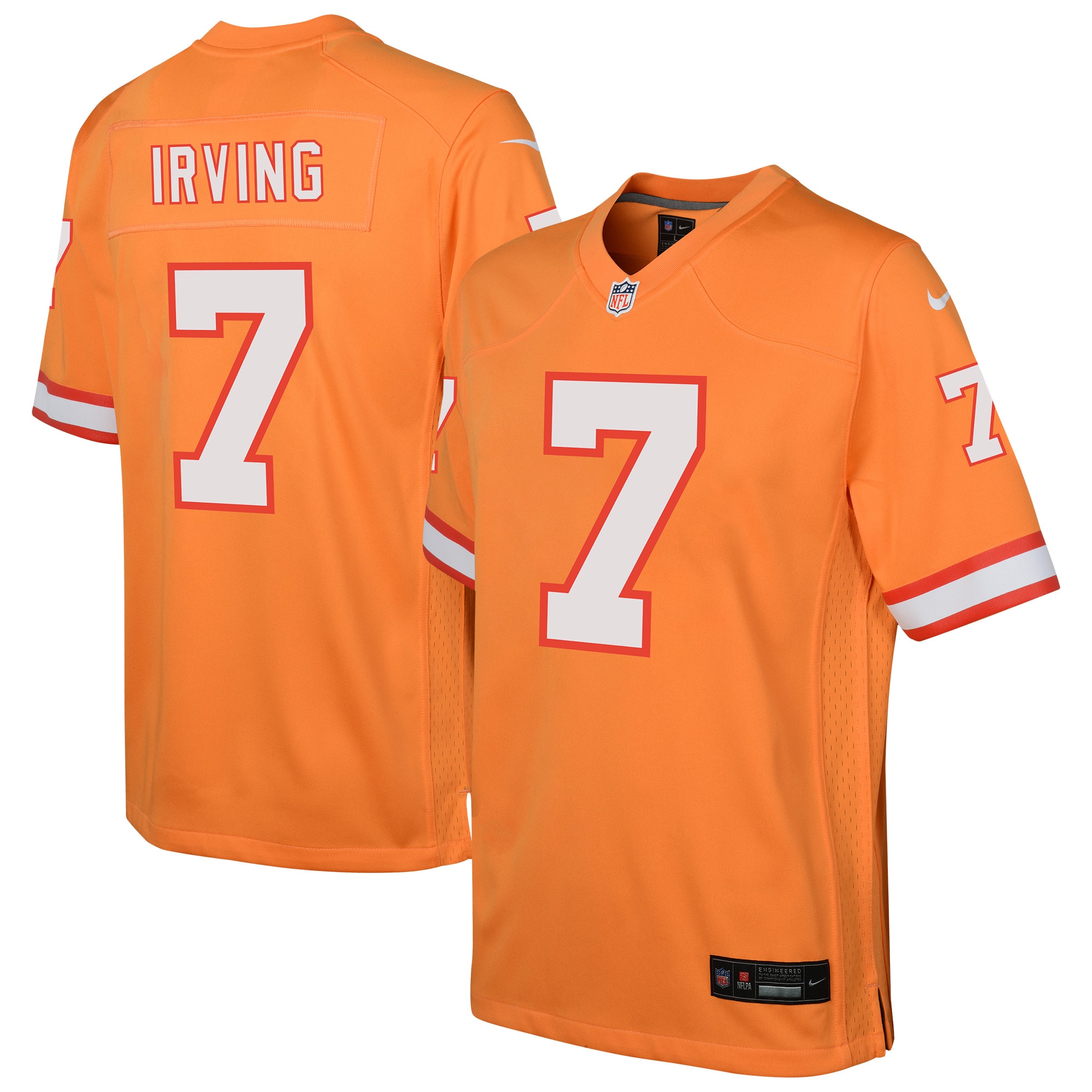 Bucky Irving Tampa Bay Buccaneers Youth Alternate Game Jersey - Orange