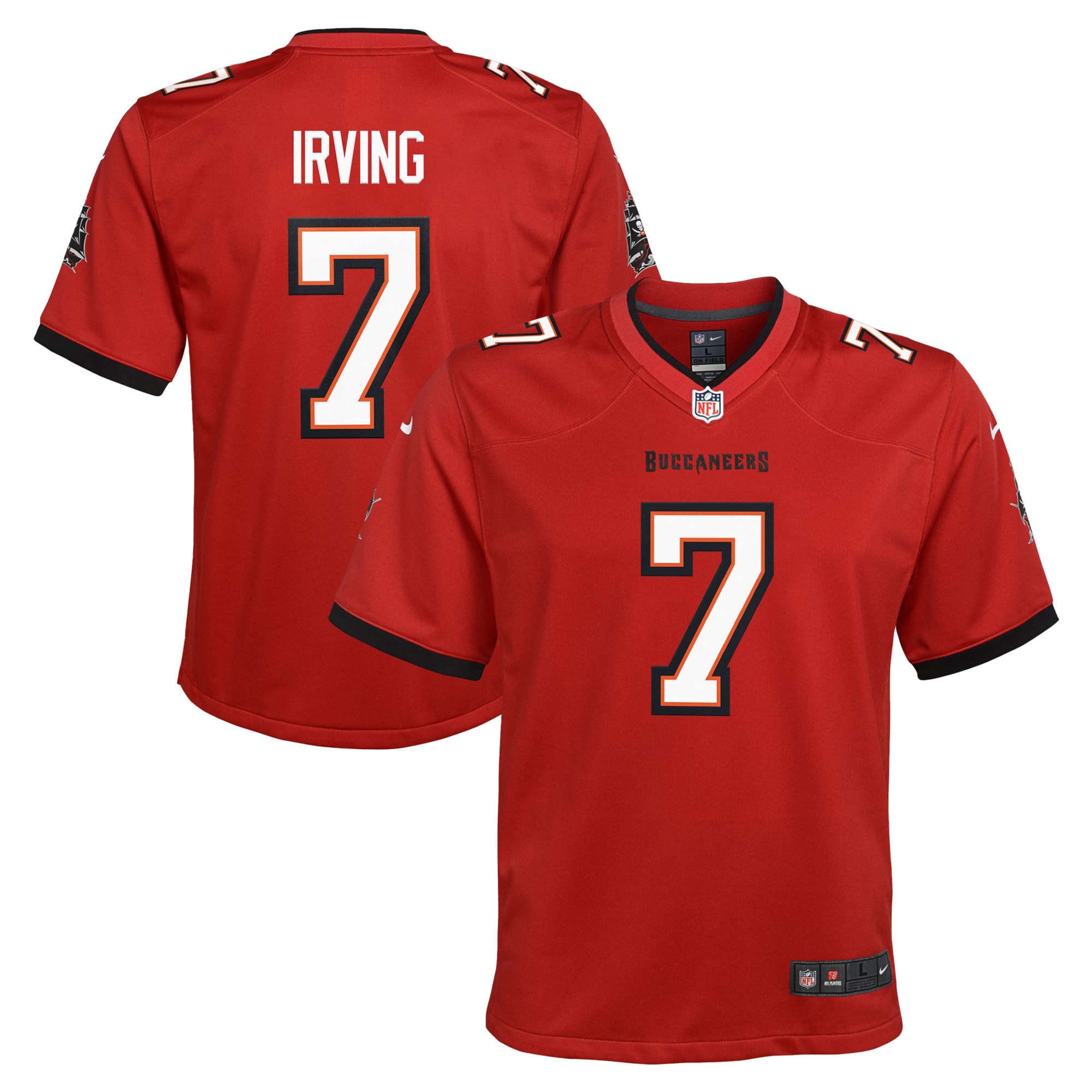 Bucky Irving Tampa Bay Buccaneers Youth Game Jersey