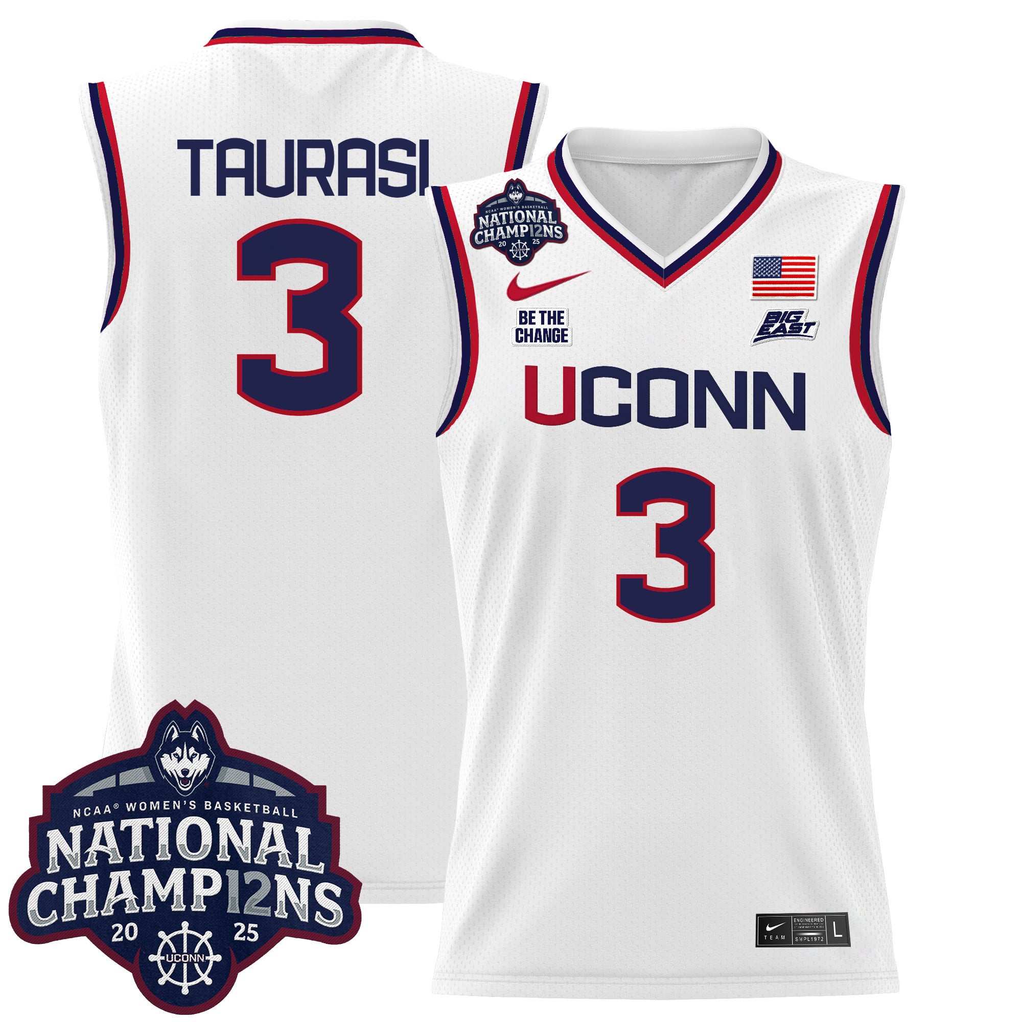 Bueckers UConn Nike Jersey - Navy NCAA Champs Edition