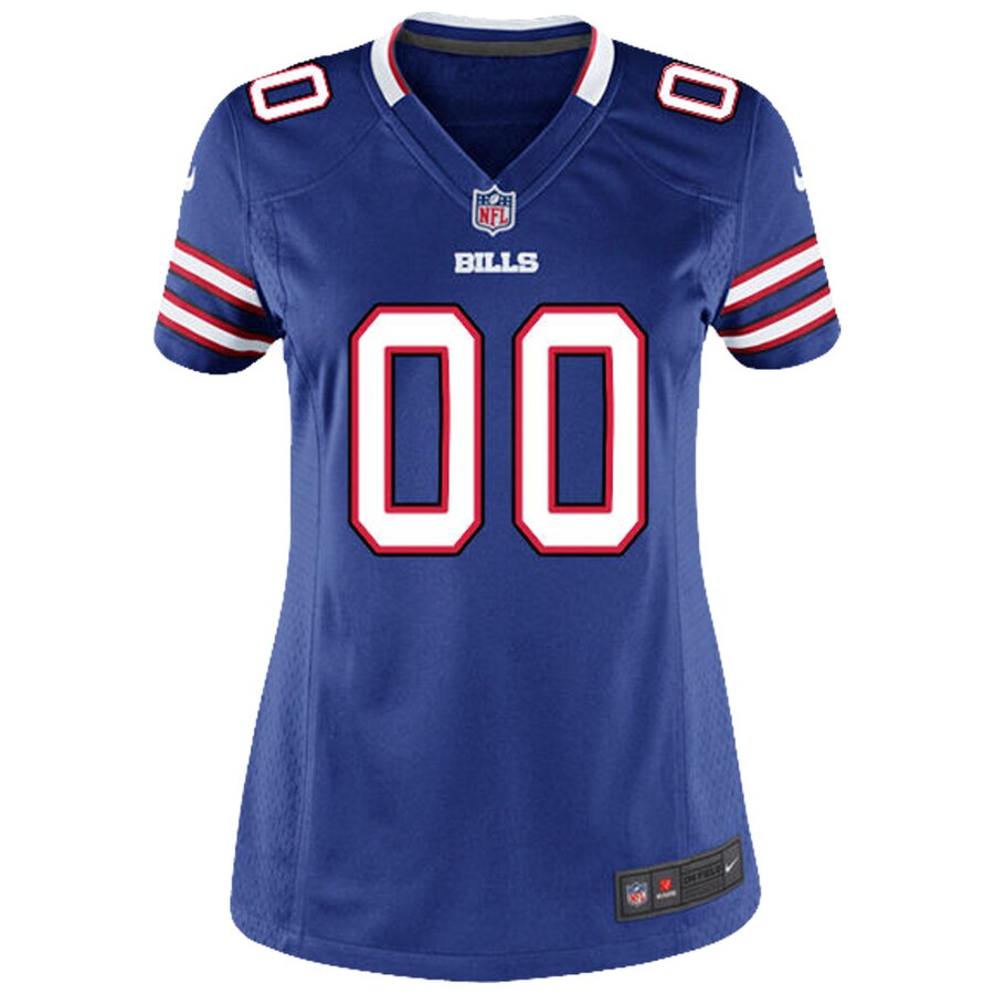 Alternative view of Buffalo Bills Blue Custom Jersey - Nike NFL Women’s
