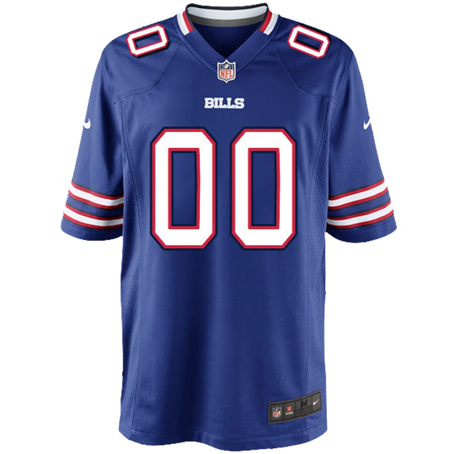Alternative view of Buffalo Bills Blue Custom Jersey - Nike - Personalized NFL