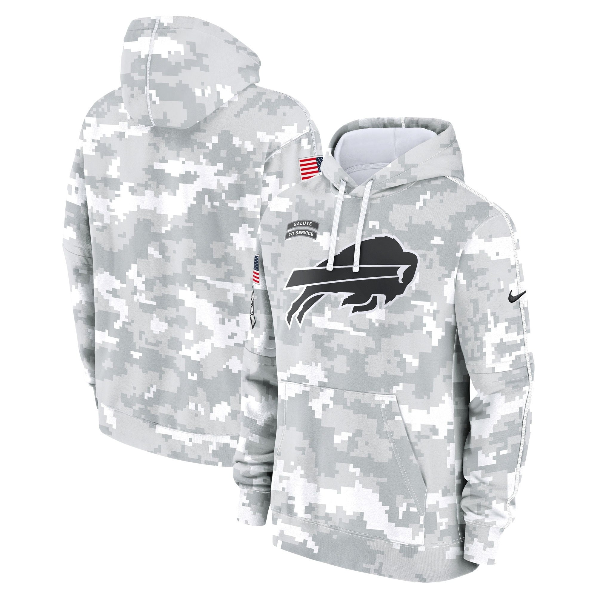 Buffalo Bills Camo Hoodie - Nike Buffalo Bills Salute to Service Camo