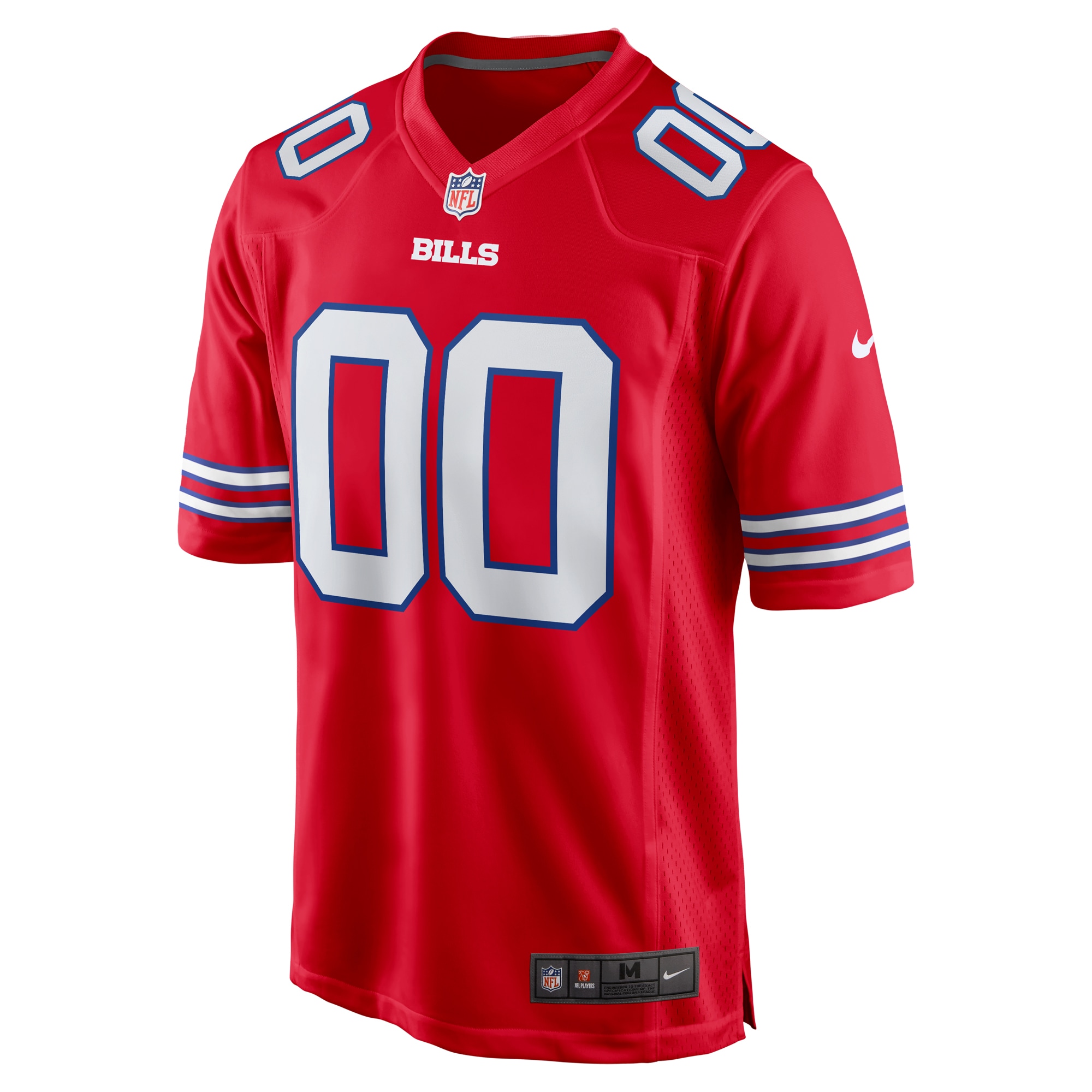 Alternative view of Buffalo Bills Red Jersey - Nike Buffalo Bills Red Custom Jersey