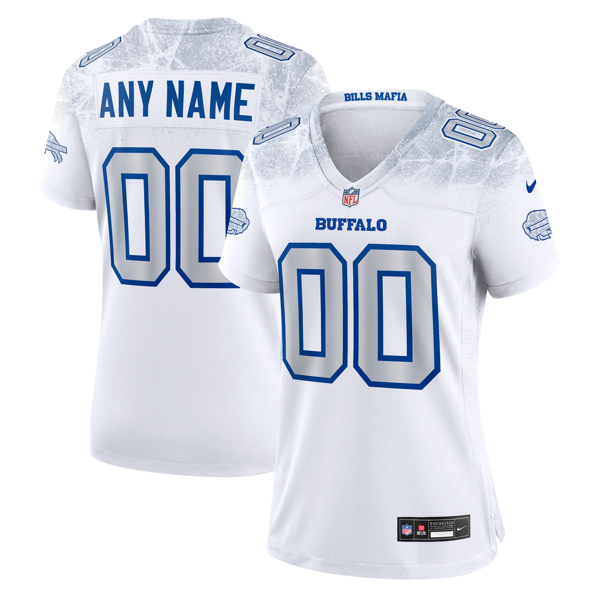 Buffalo Bills Women's 2025 Rivalries Collection Custom Game Jersey - White