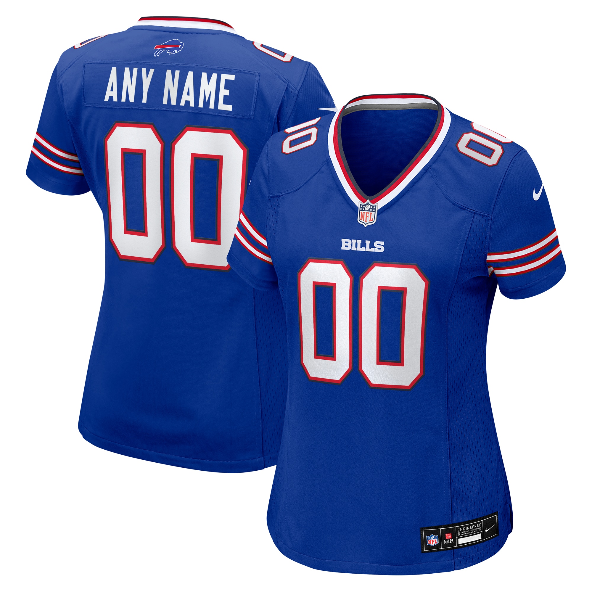 Buffalo Bills Women's Custom Game Jersey - Royal