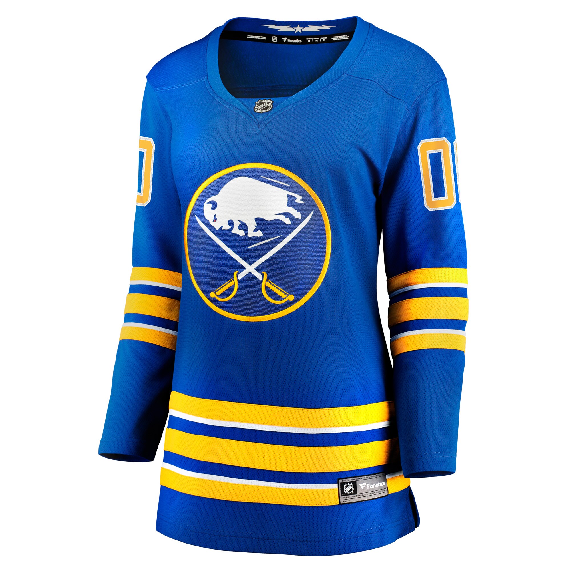 Alternative view of Buffalo Sabres Fanatics Blue Jersey - Custom Name & Number