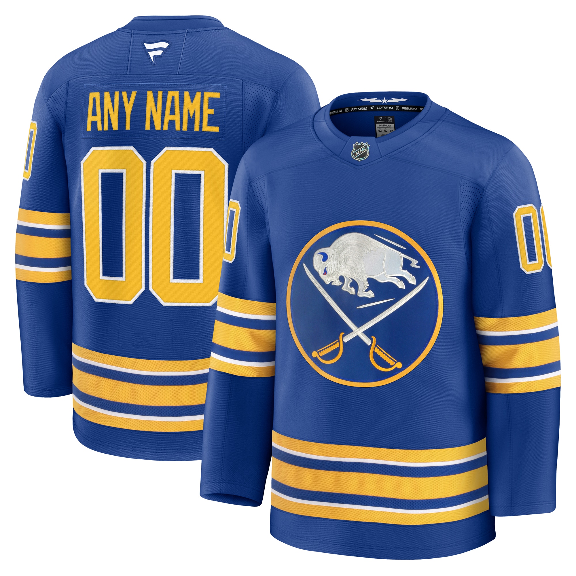 Buffalo Sabres Fanatics Home Premium Custom Jersey - Royal