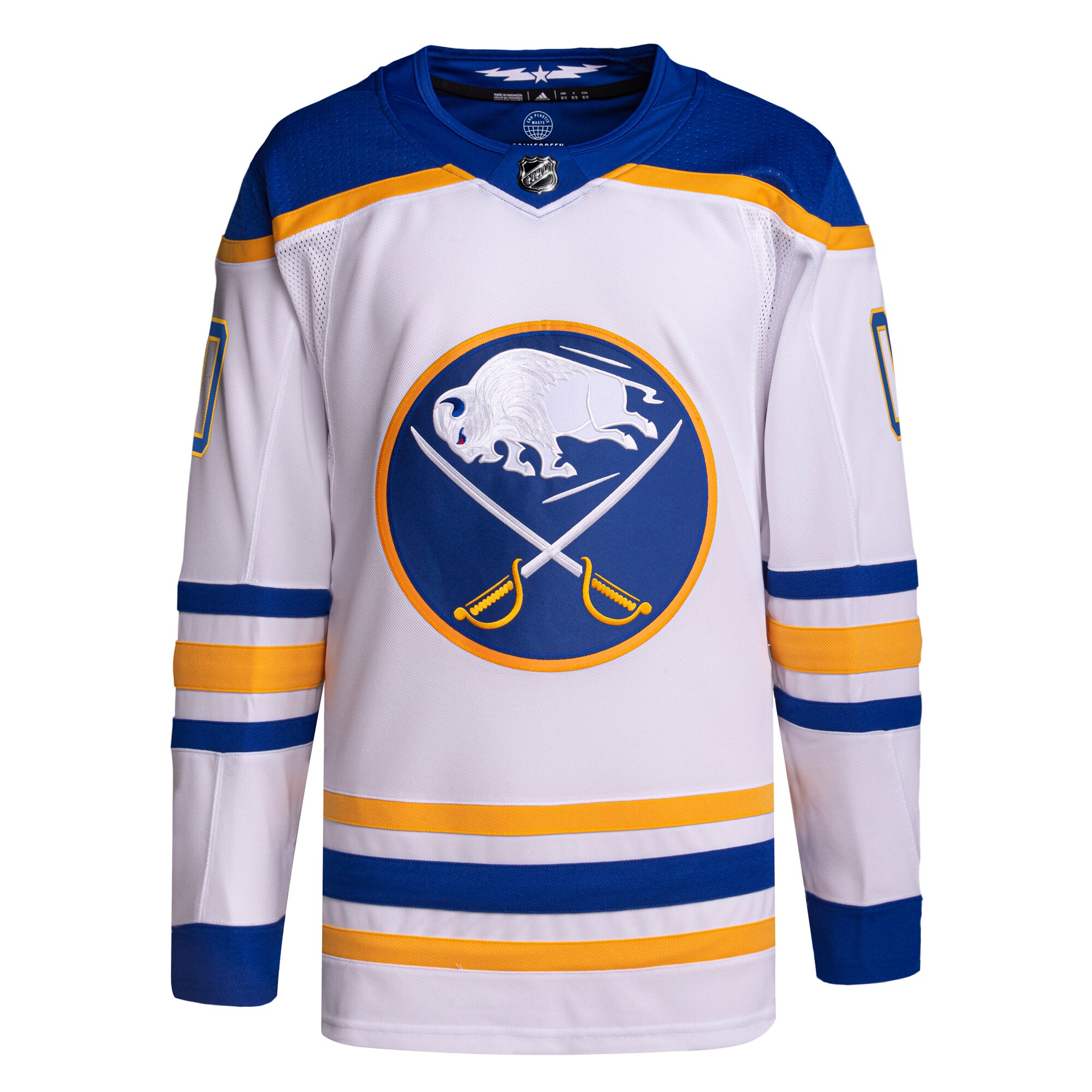 Alternative view of Buffalo Sabres White Jersey - Adidas Buffalo Sabres Jersey - White