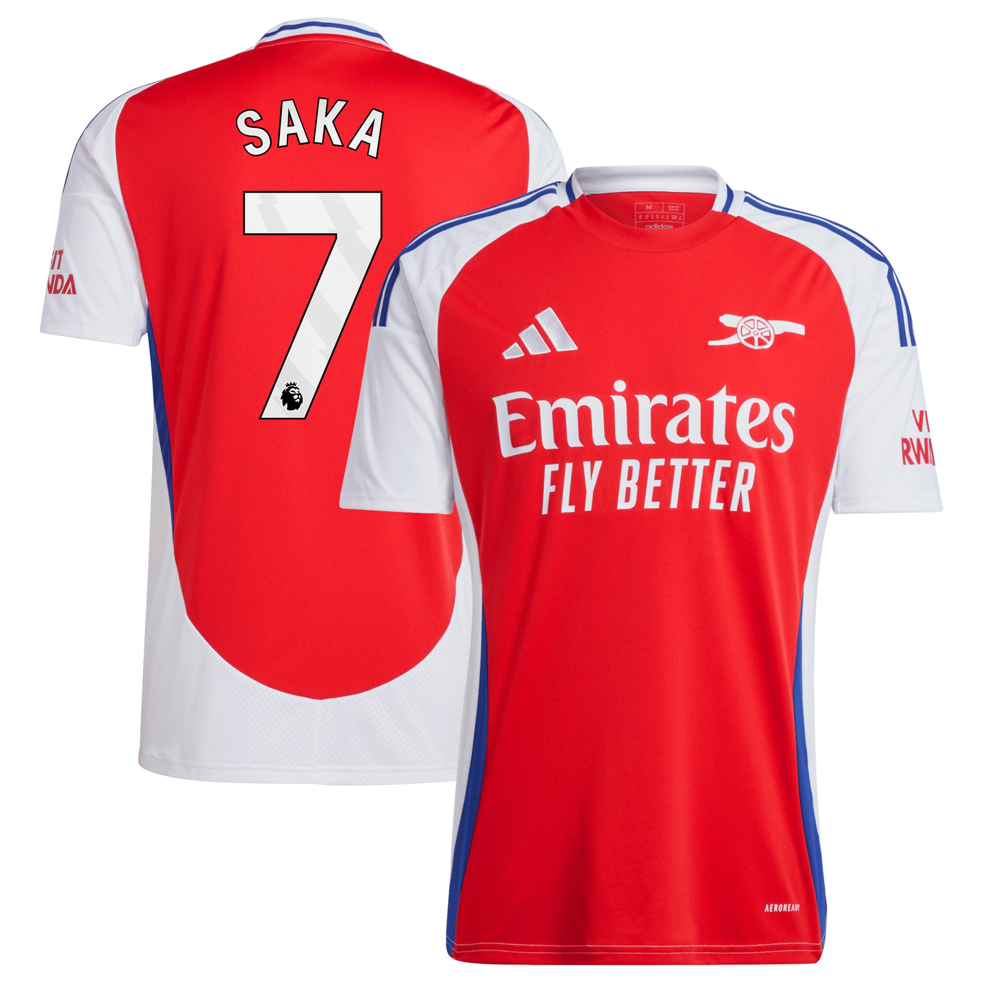 Bukayo Saka Arsenal 2024/25 Home Player Jersey – Red