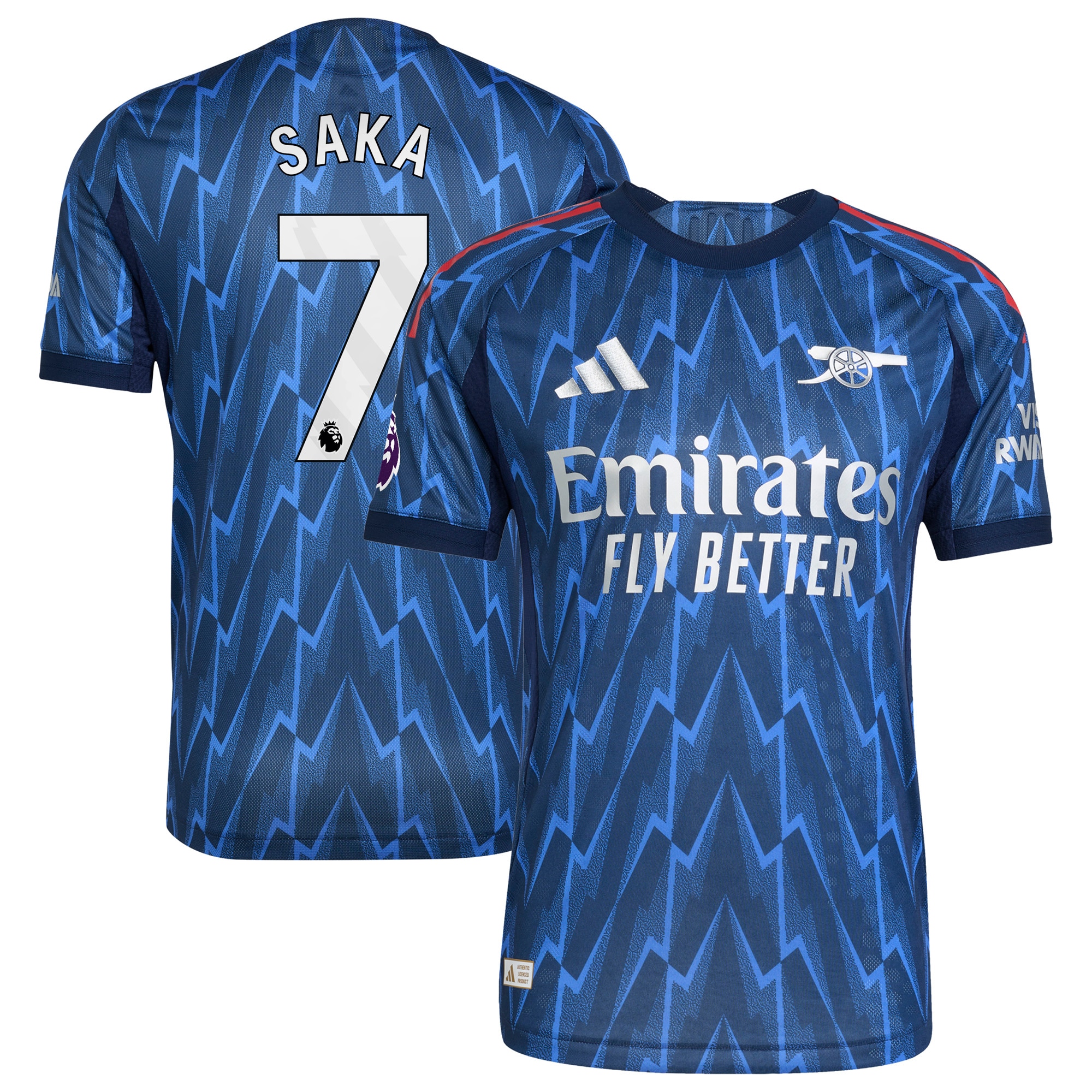 Bukayo Saka Arsenal 2025/26 Away Player Jersey