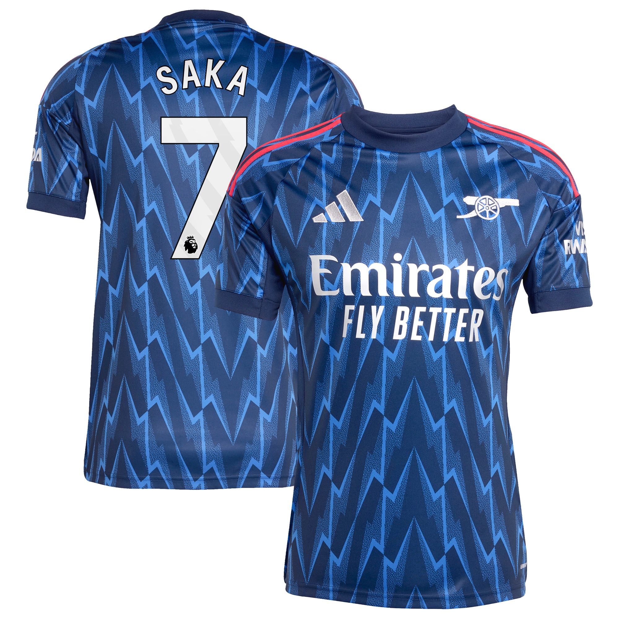 Bukayo Saka Arsenal 2025/26 Away Player Jersey