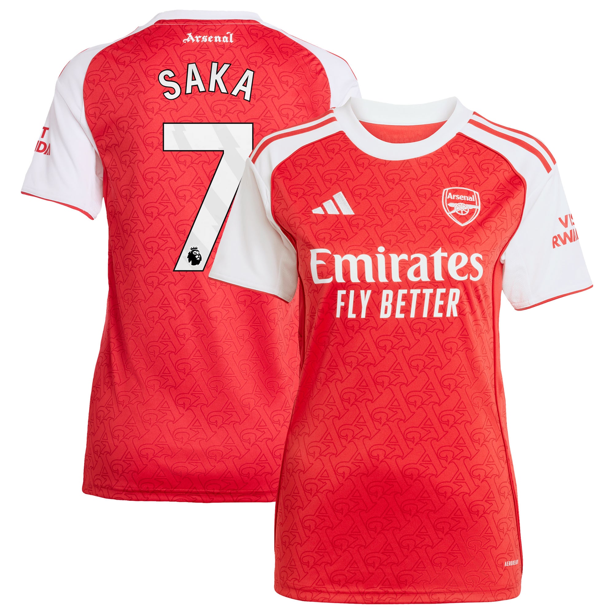 Bukayo Saka Arsenal Women's 2025/26 Home Player Jersey