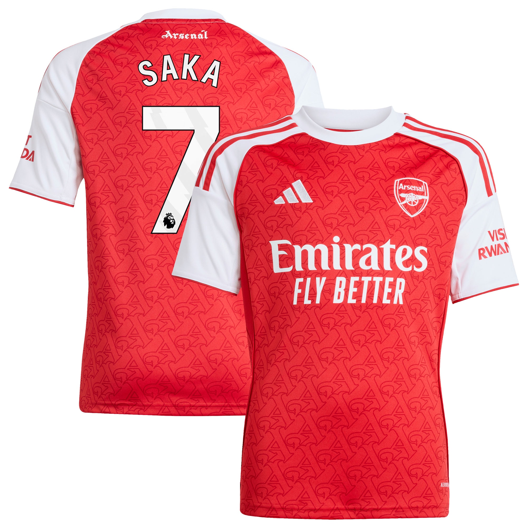 Bukayo Saka Arsenal Youth 2025/26 Home Player Jersey