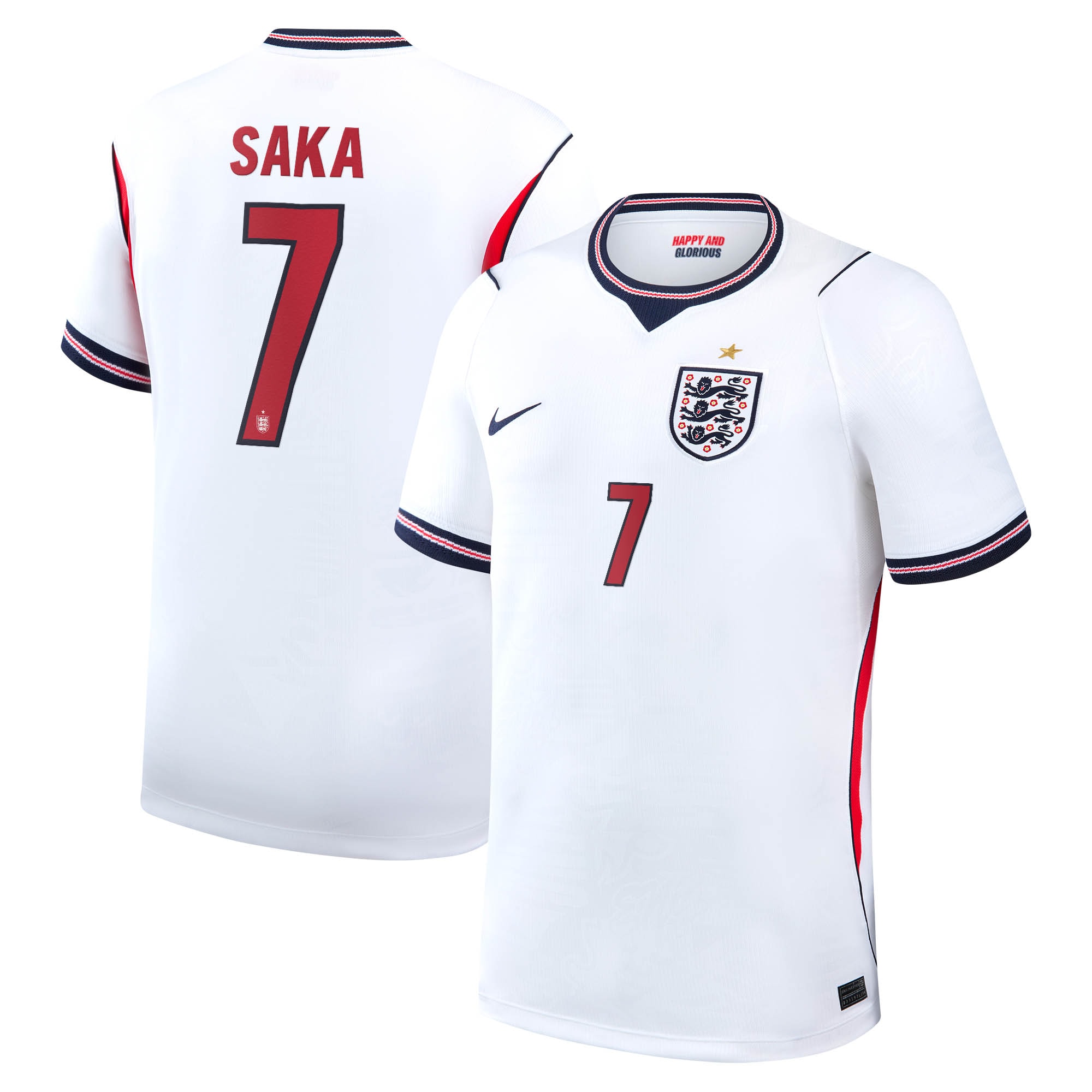 Bukayo Saka England National Team 2026 Home Stadium Jersey