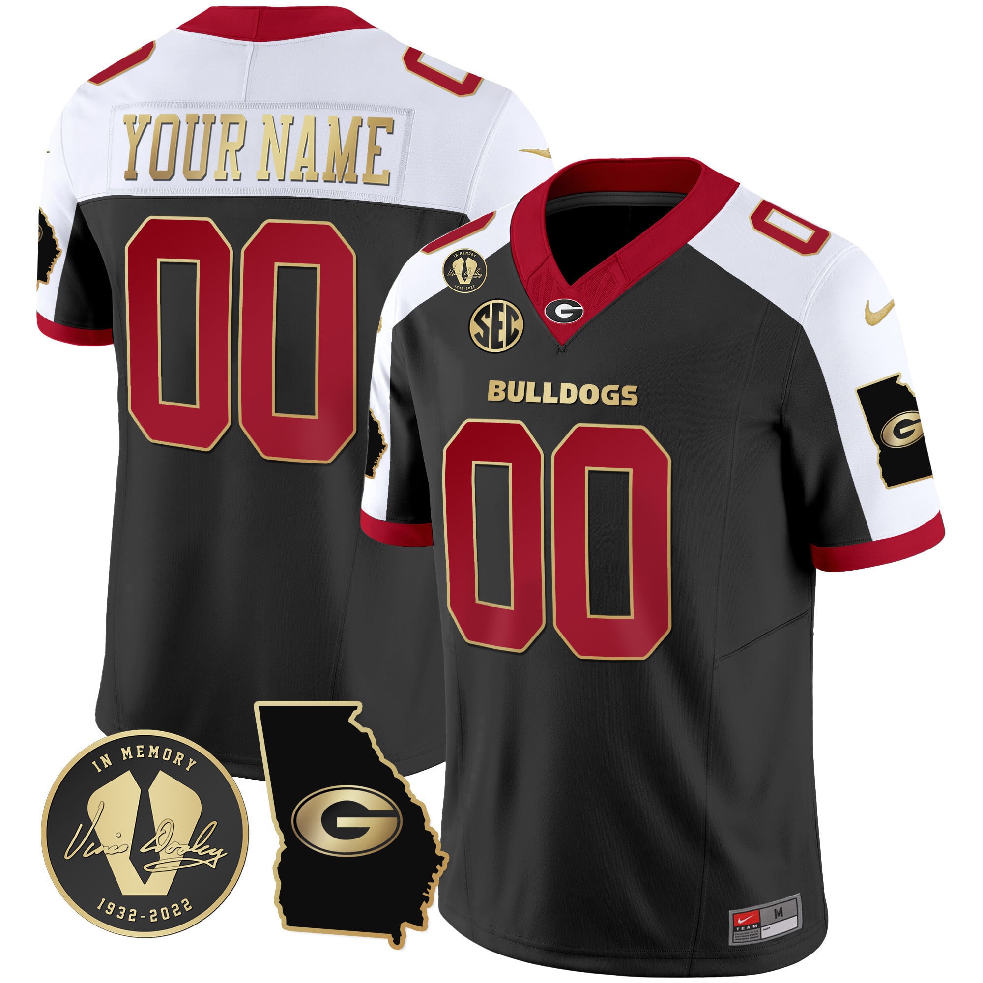 Bulldogs Doley Jersey Black - Nike Bulldogs Doley Jersey - Black Vince