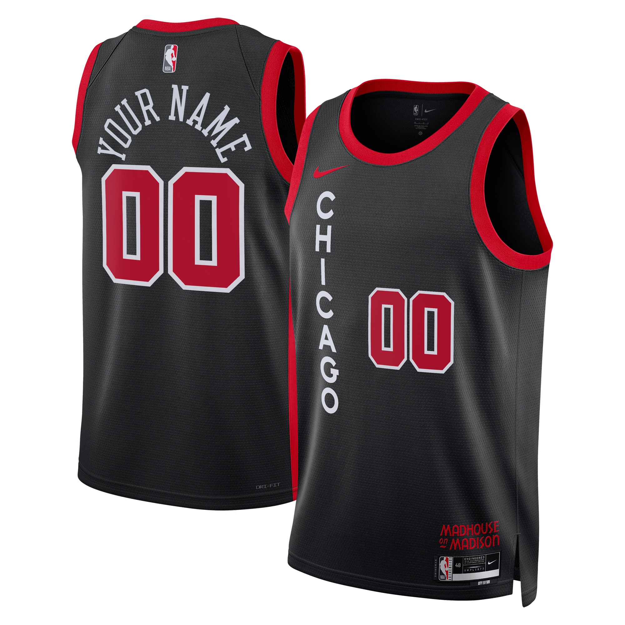 Bulls Black City Jersey - Nike Bulls Black City Edition Jersey