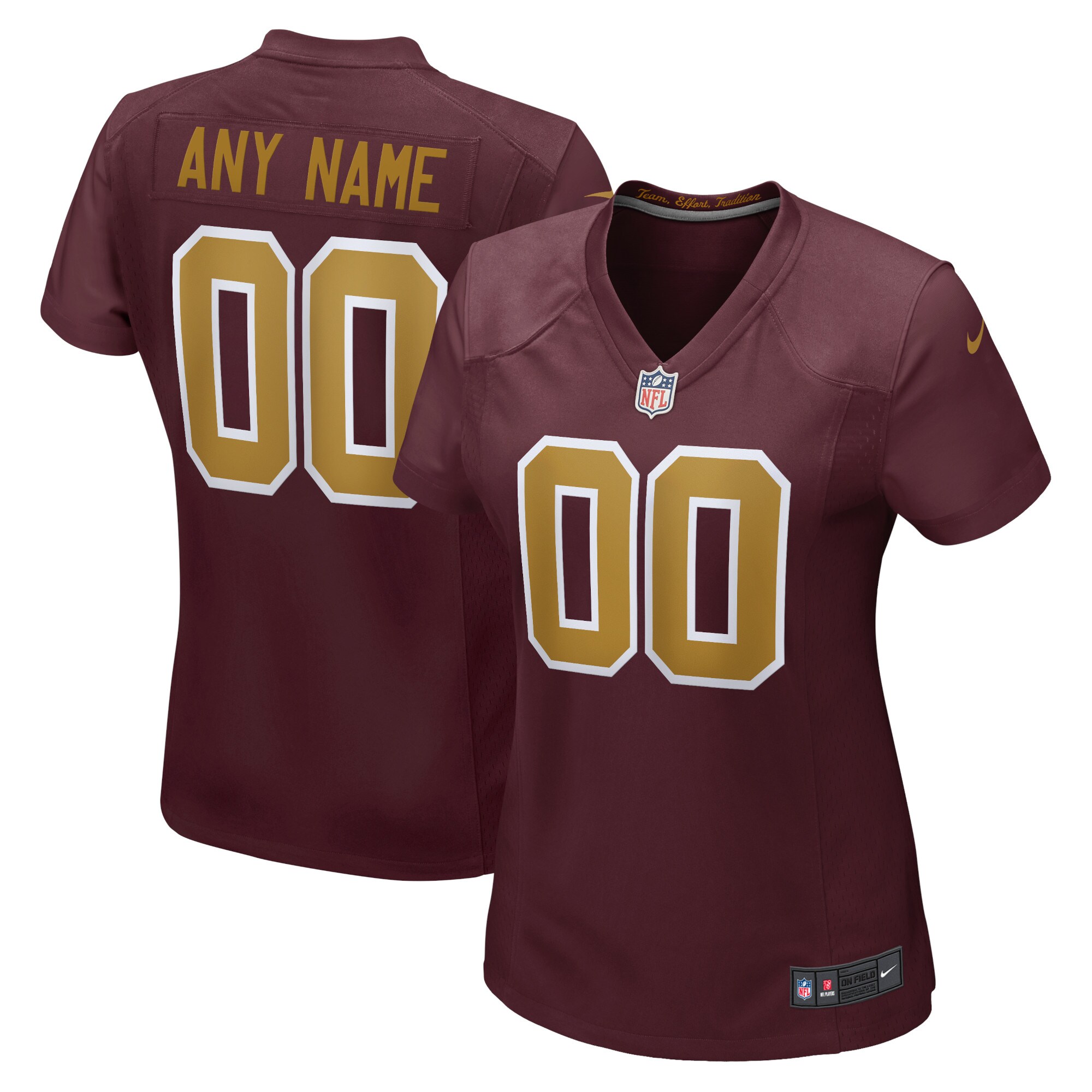 Burgundy & Gold Custom Jersey - Burgundy & Gold Nike Custom Jersey