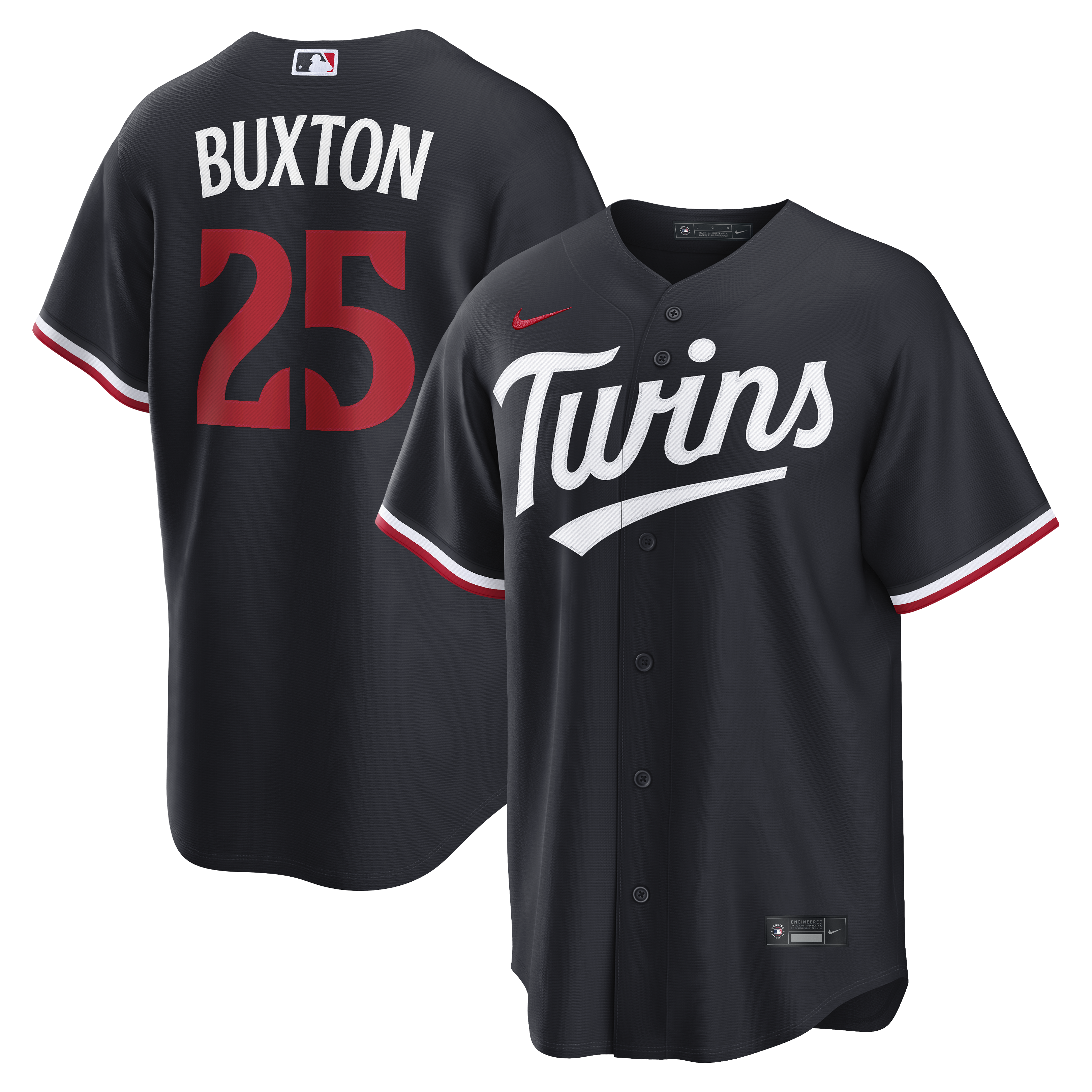 Byron Buxton Minnesota Twins Alternate Jersey - Navy