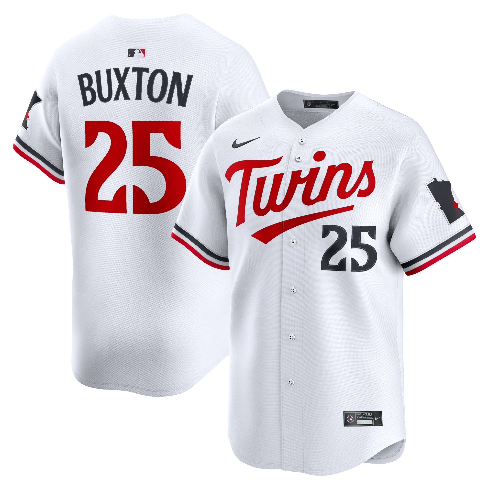 Byron Buxton Minnesota Twins Home Limited Player Jersey - White