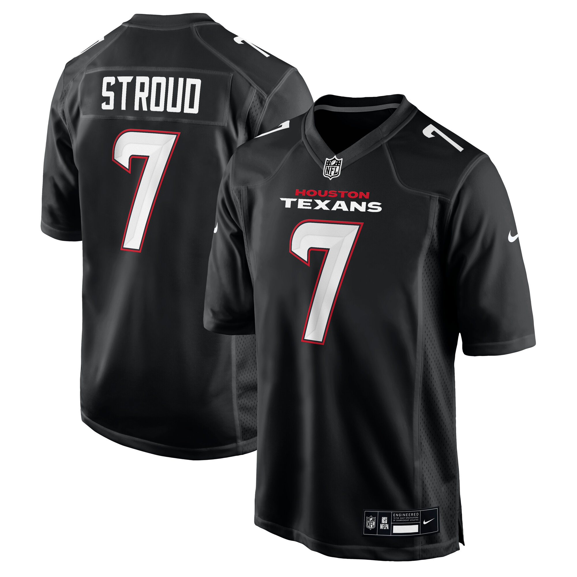 C.J. Stroud Houston Texans Fashion Jersey - Carbon Black