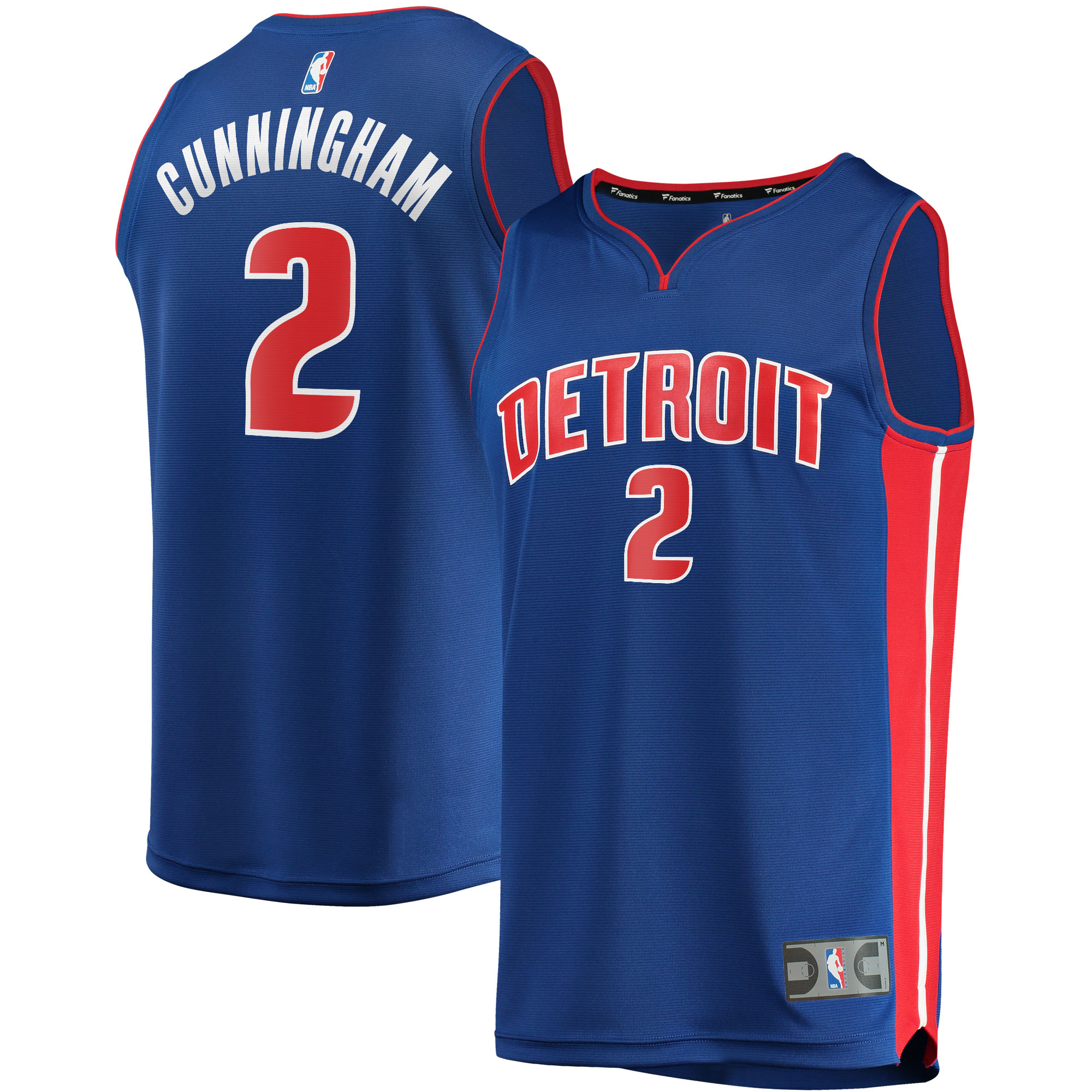 Cade Cunningham Detroit Pistons Fanatics Fast Break Jersey - Icon Edition - Blue