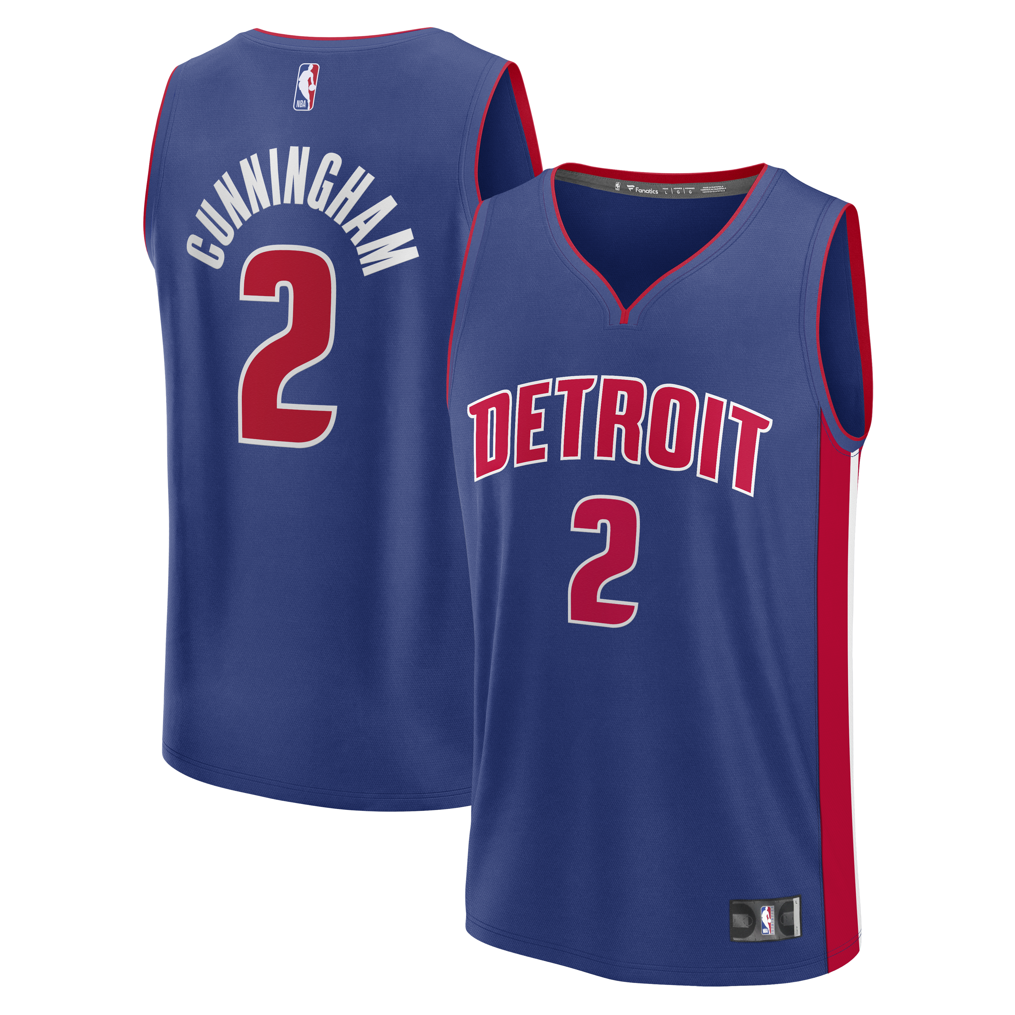 Cade Cunningham Detroit Pistons Fanatics Youth Fast Break Jersey - Icon Edition - Blue