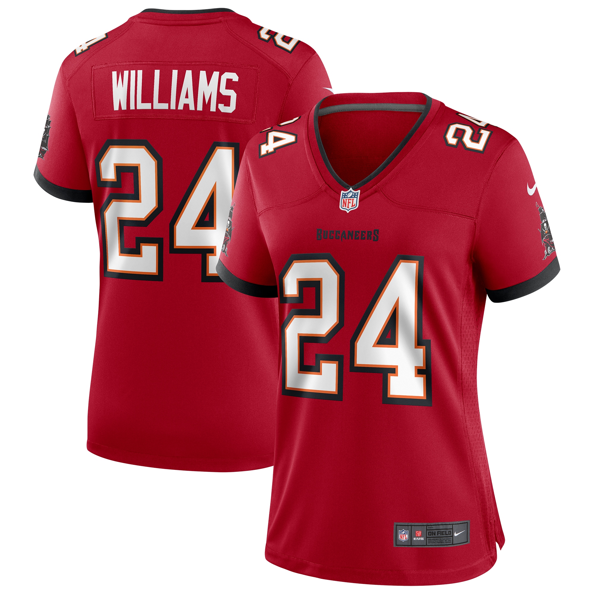 Cadillac Williams Tampa Bay Buccaneers Women's Game Retired Player Jersey - Red
