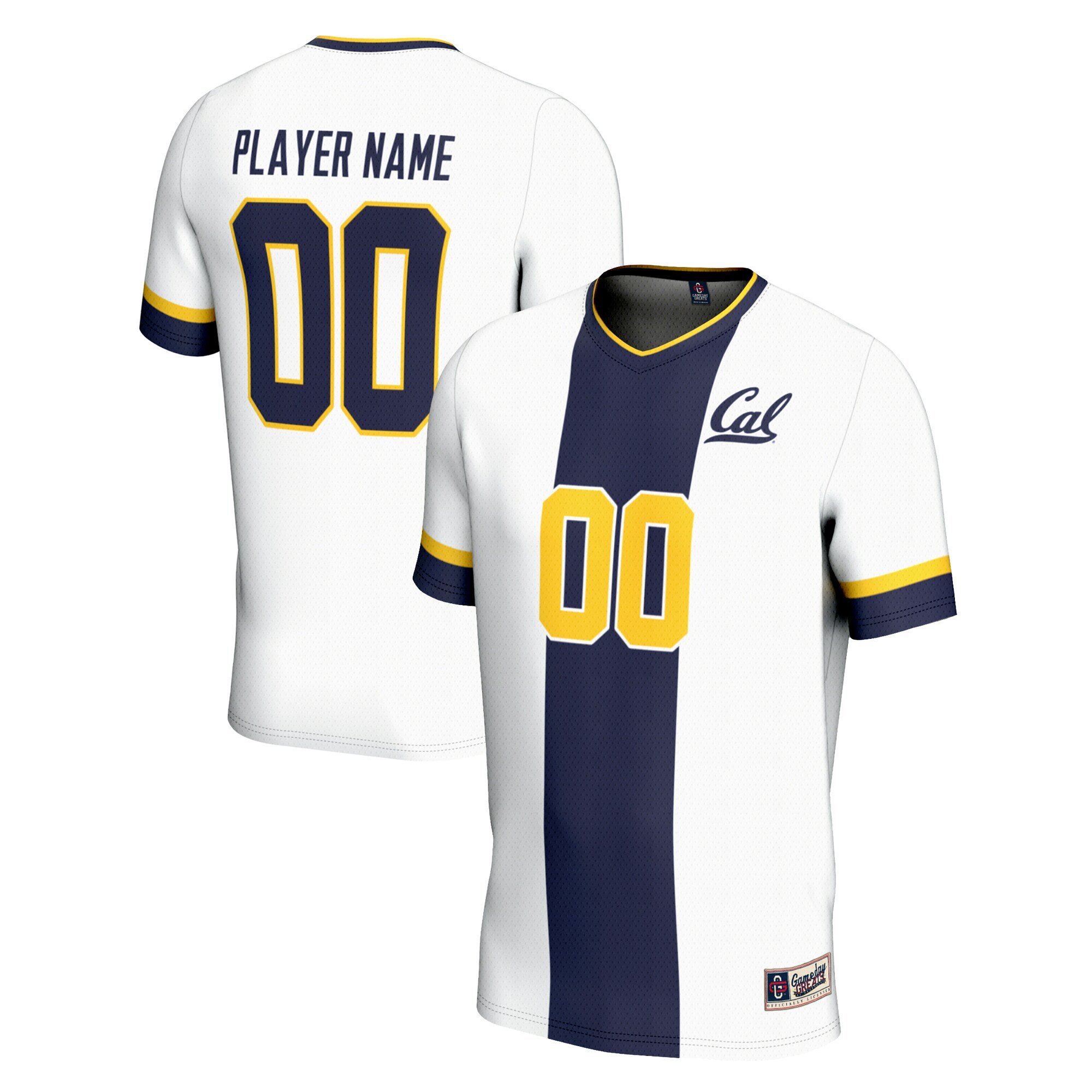 Cal Bears GameDay Greats NIL Pick-A-Player Lightweight Soccer Jersey - White