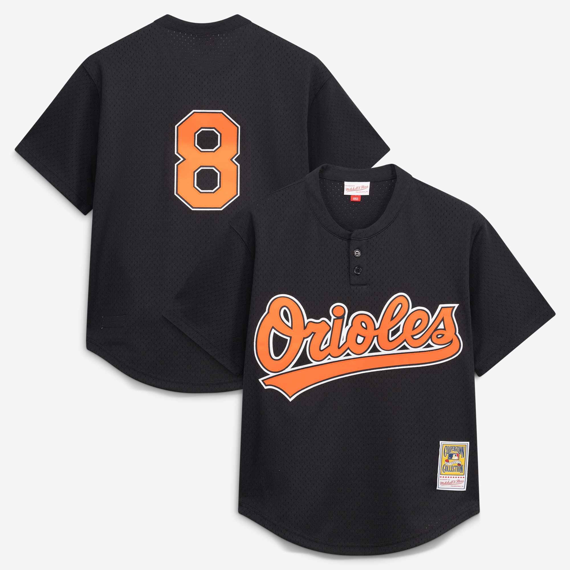 Cal Ripken Jr. Baltimore Orioles Batting Practice Jersey - Black