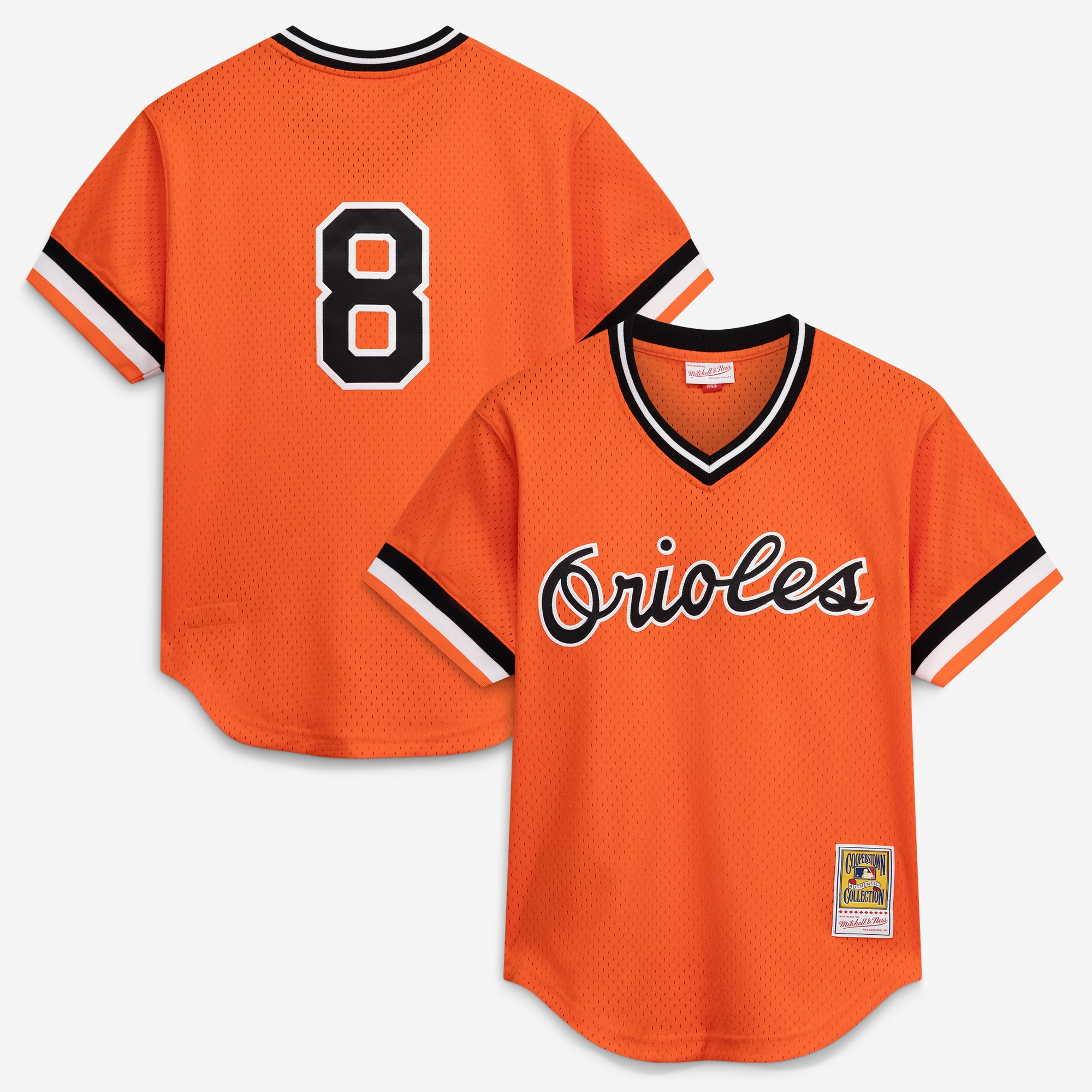 Cal Ripken Jr. Baltimore Orioles Preschool & Toddler Cooperstown Collection Mesh Batting Practice Jersey - Orange
