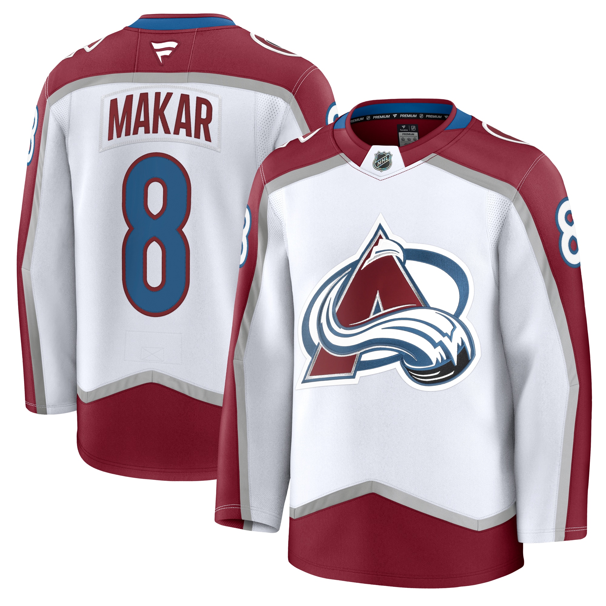 Cale Makar Colorado Avalanche Fanatics Away Premium Jersey