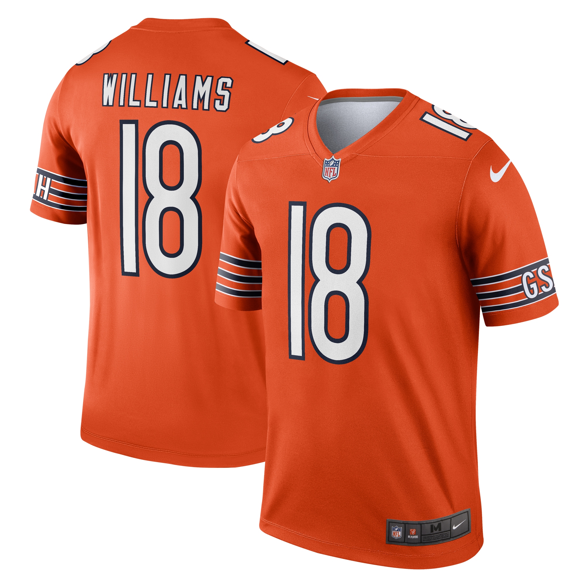 Caleb Williams Chicago Bears Legend Player Performance Top - Orange