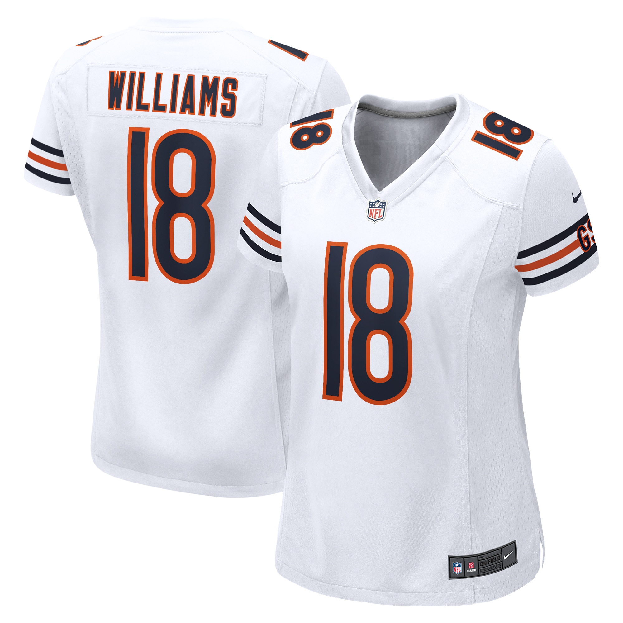 Caleb Williams Chicago Bears Women's Game Player Jersey - White
