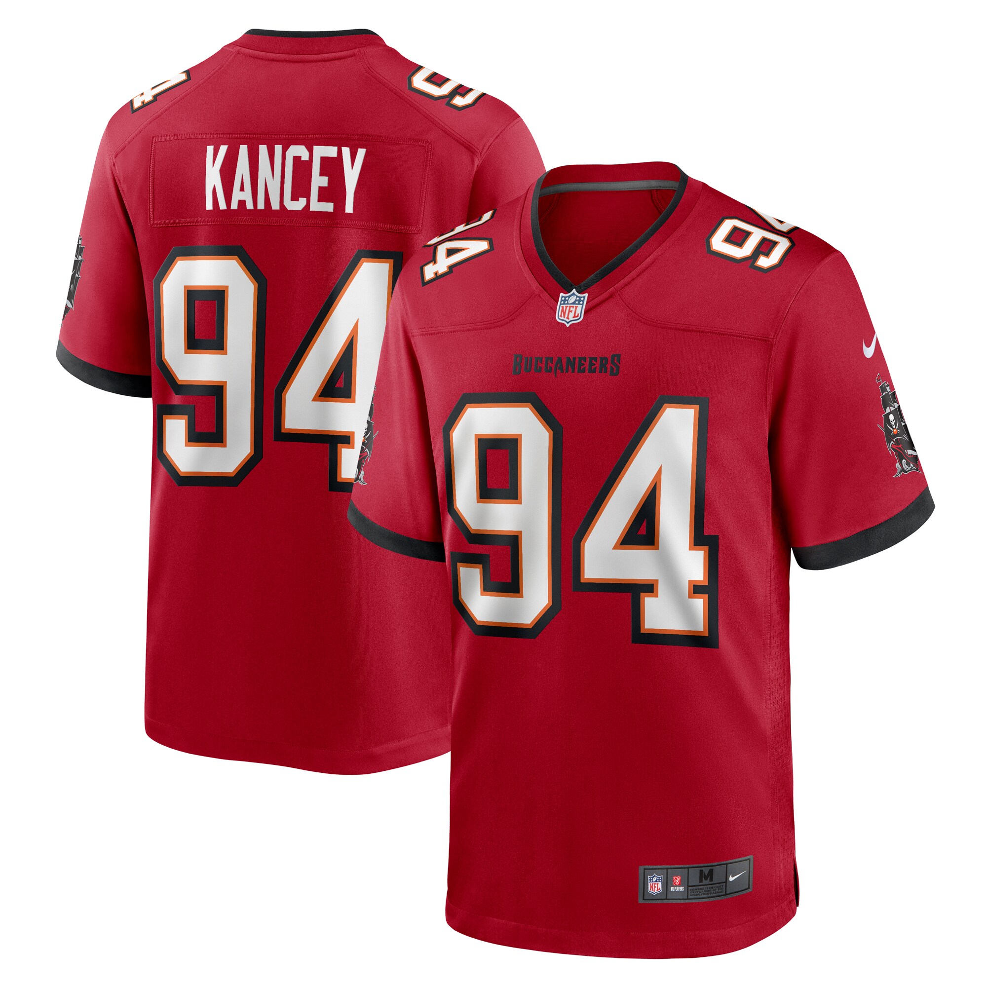 Calijah Kancey Tampa Bay Buccaneers Game Jersey - Red